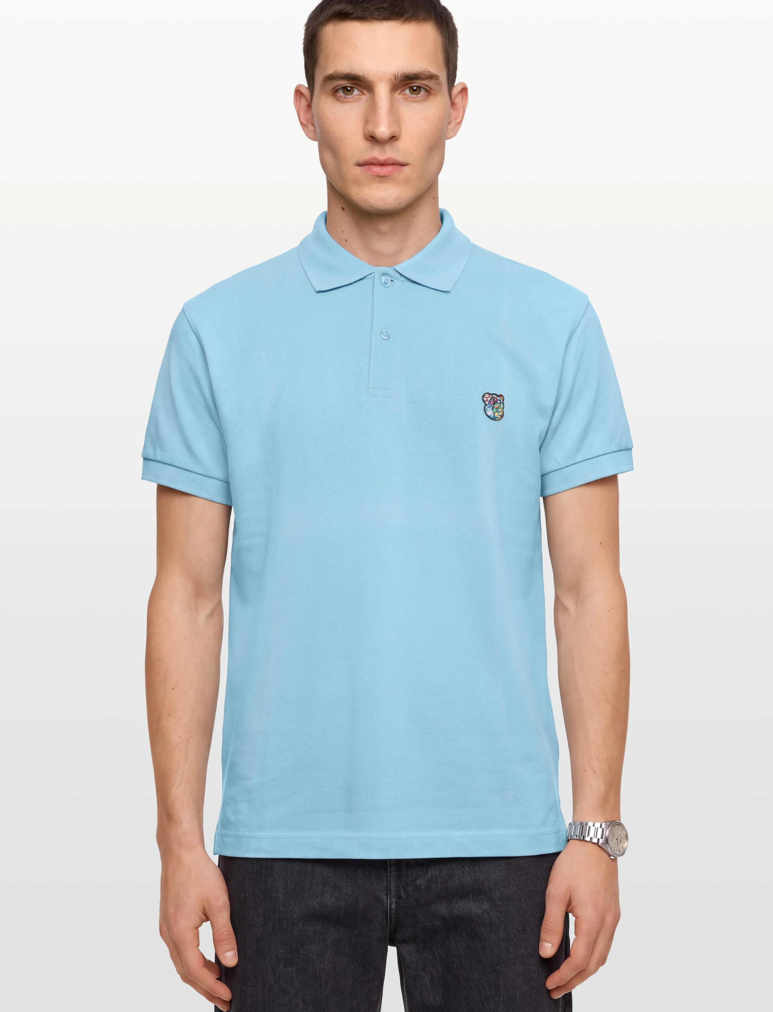 Tonsure - Milton Polo blue - kurzärmelig - blue - 3