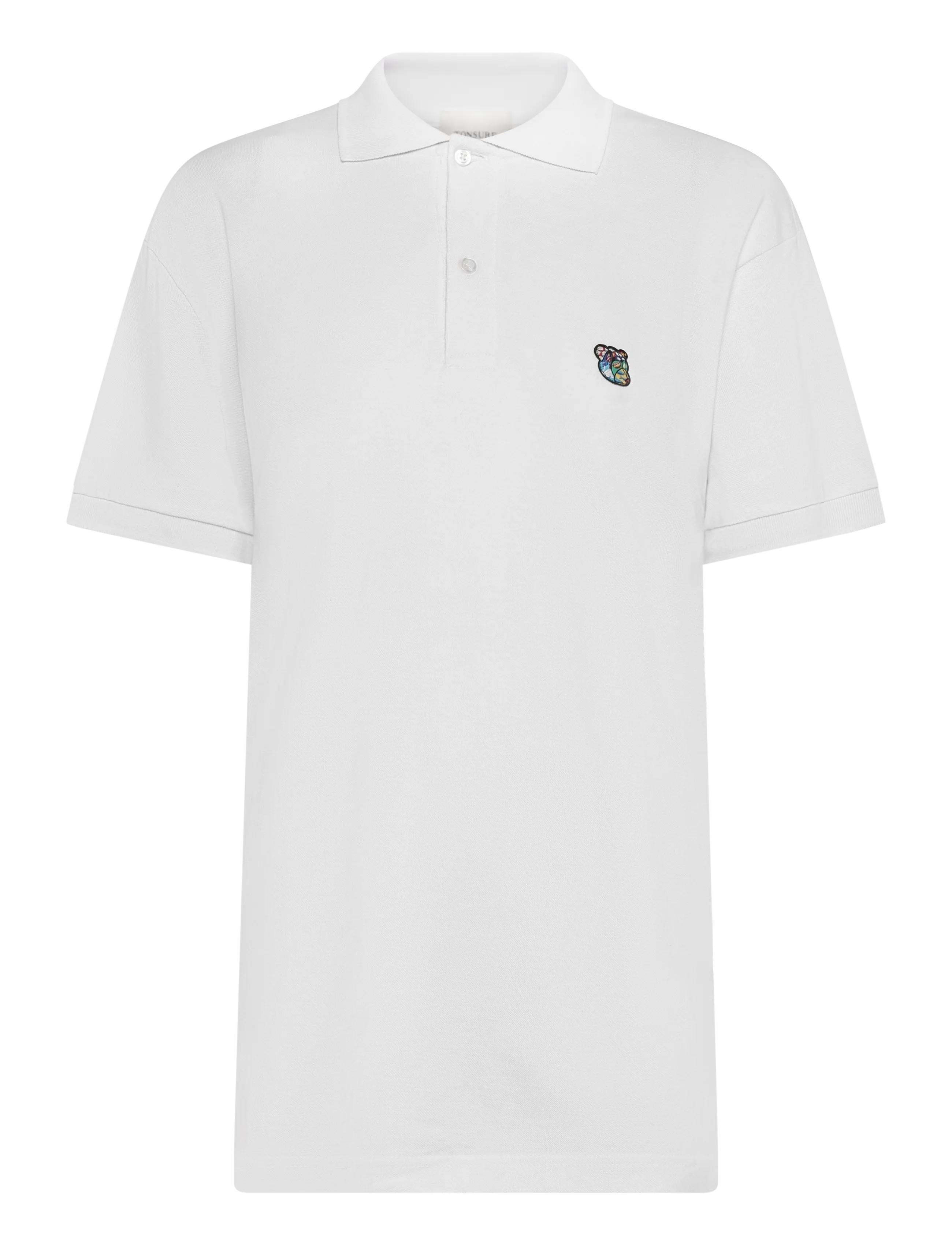 TONSURE Milton Polo Weiß - S - Herren