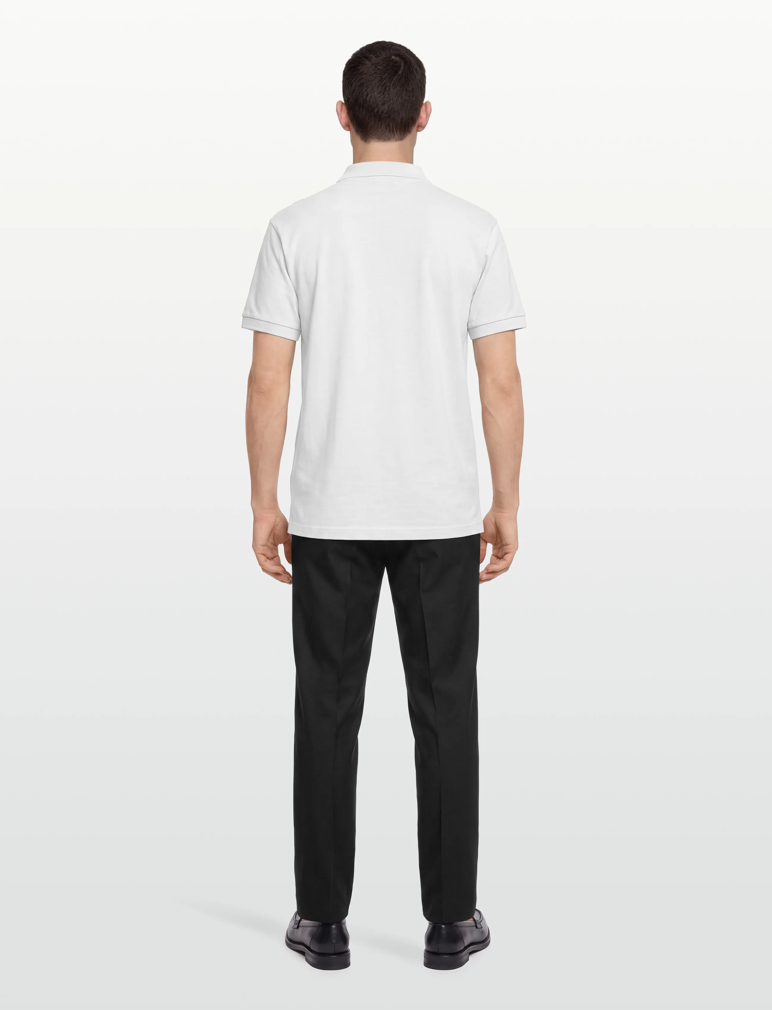 Tonsure - Milton Polo blue - kurzärmelig - white - 4