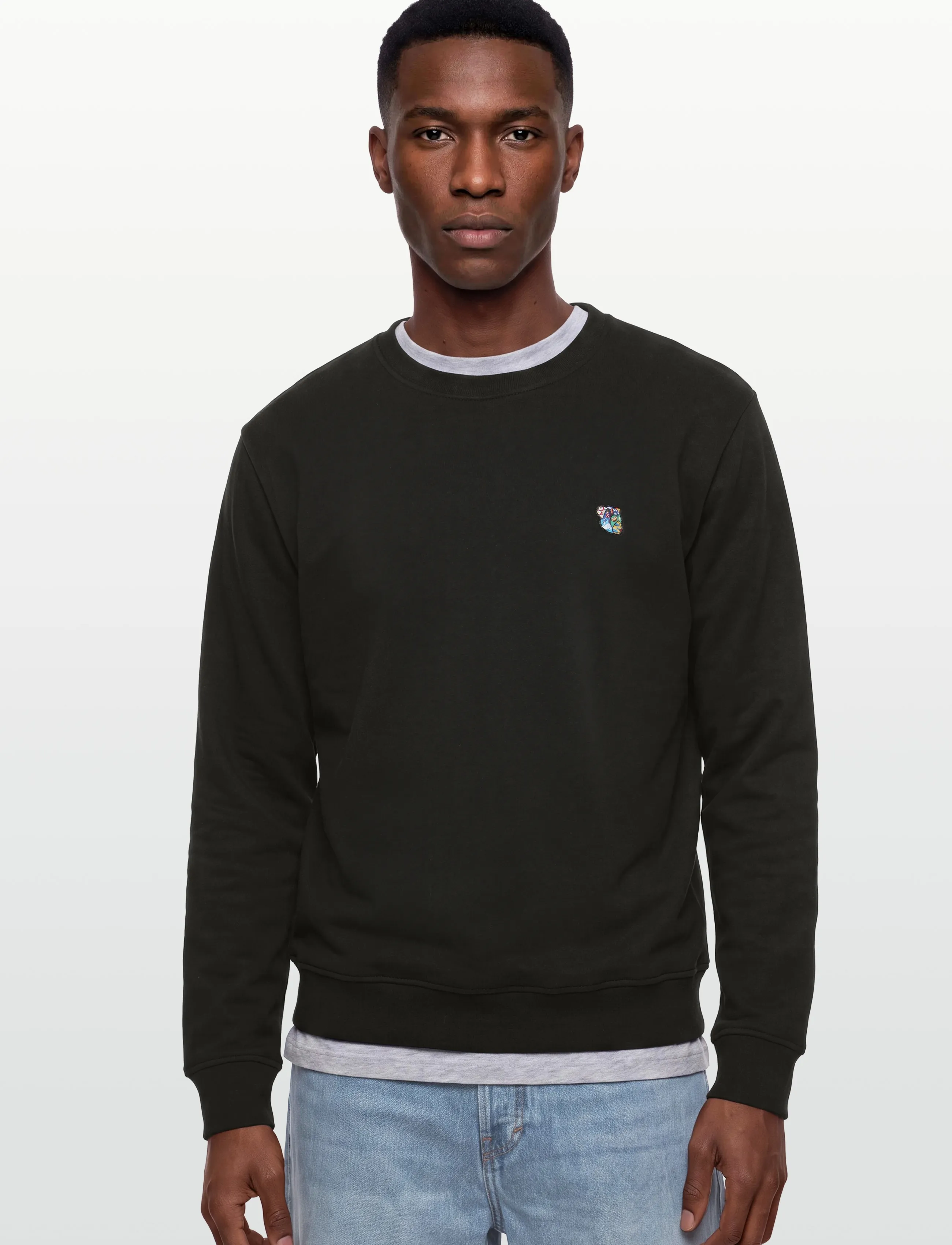 Tonsure - Peter logo crewneck - sweatshirts - black - 3