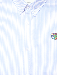 Tonsure - Sebastian Oxford shirt - oksfordo marškiniai - light blue striped - 2