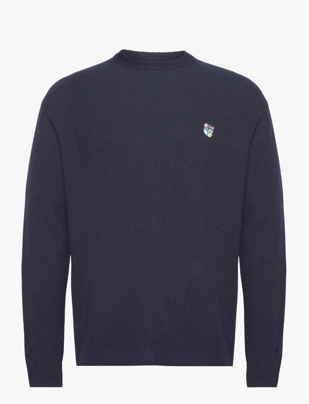 Tonsure - Philip knit crewneck - knitted round necks - navy - 0