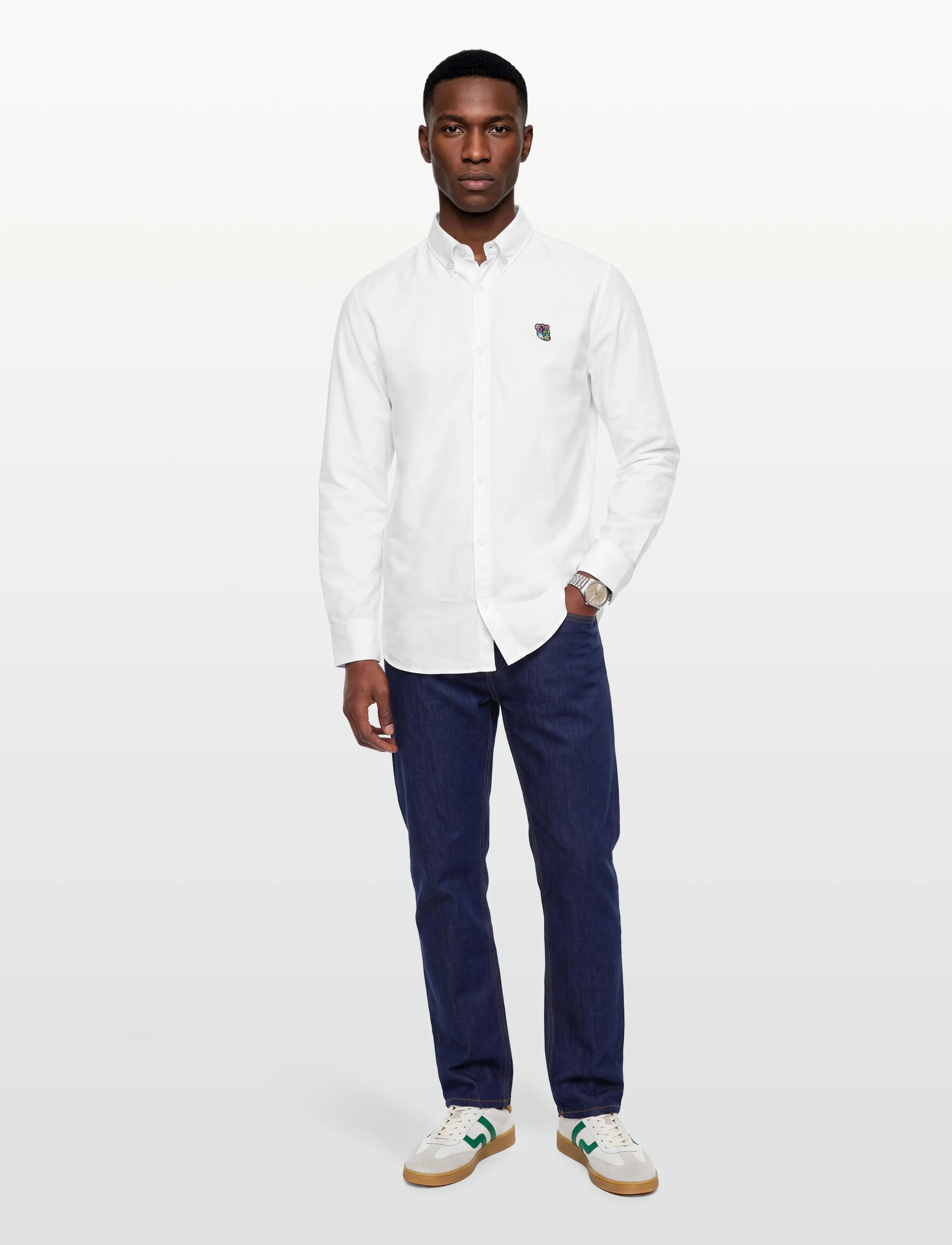 Tonsure - Oxie oxford shirt - oxford-hemden - white - 0