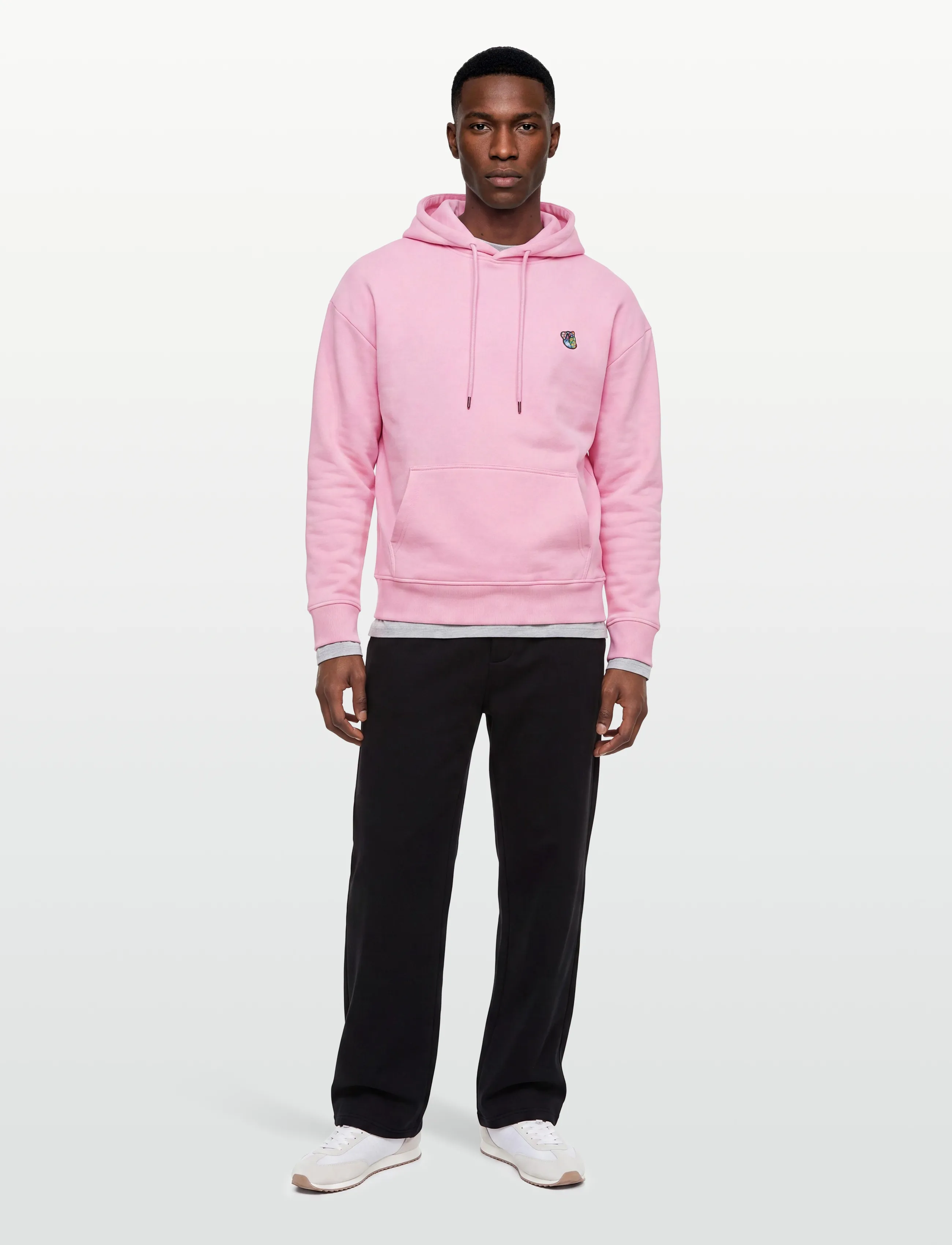 Tonsure - Teddy premium hoodie - sweatshirts - pink - 0