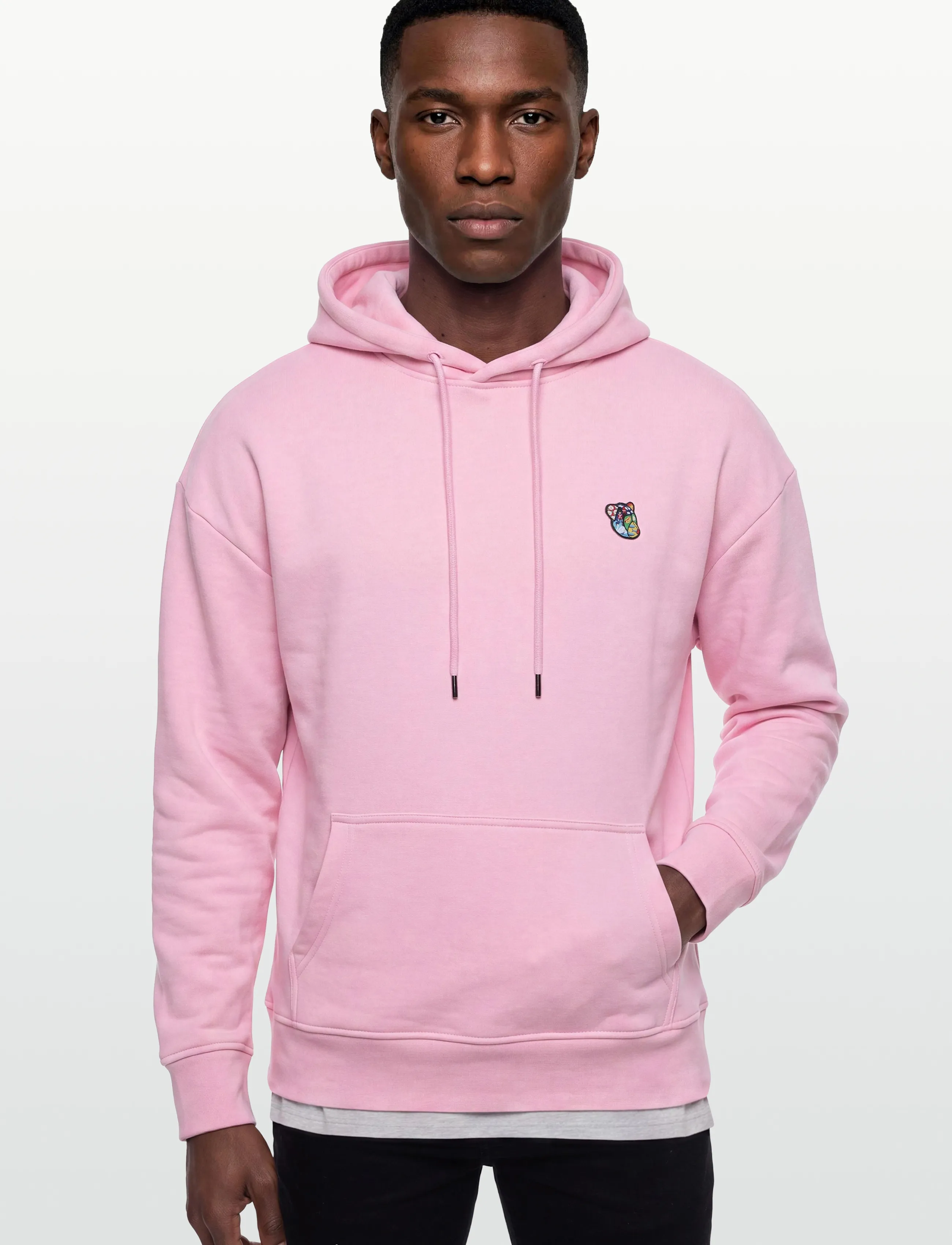 Tonsure - Teddy premium hoodie - sweatshirts - pink - 3