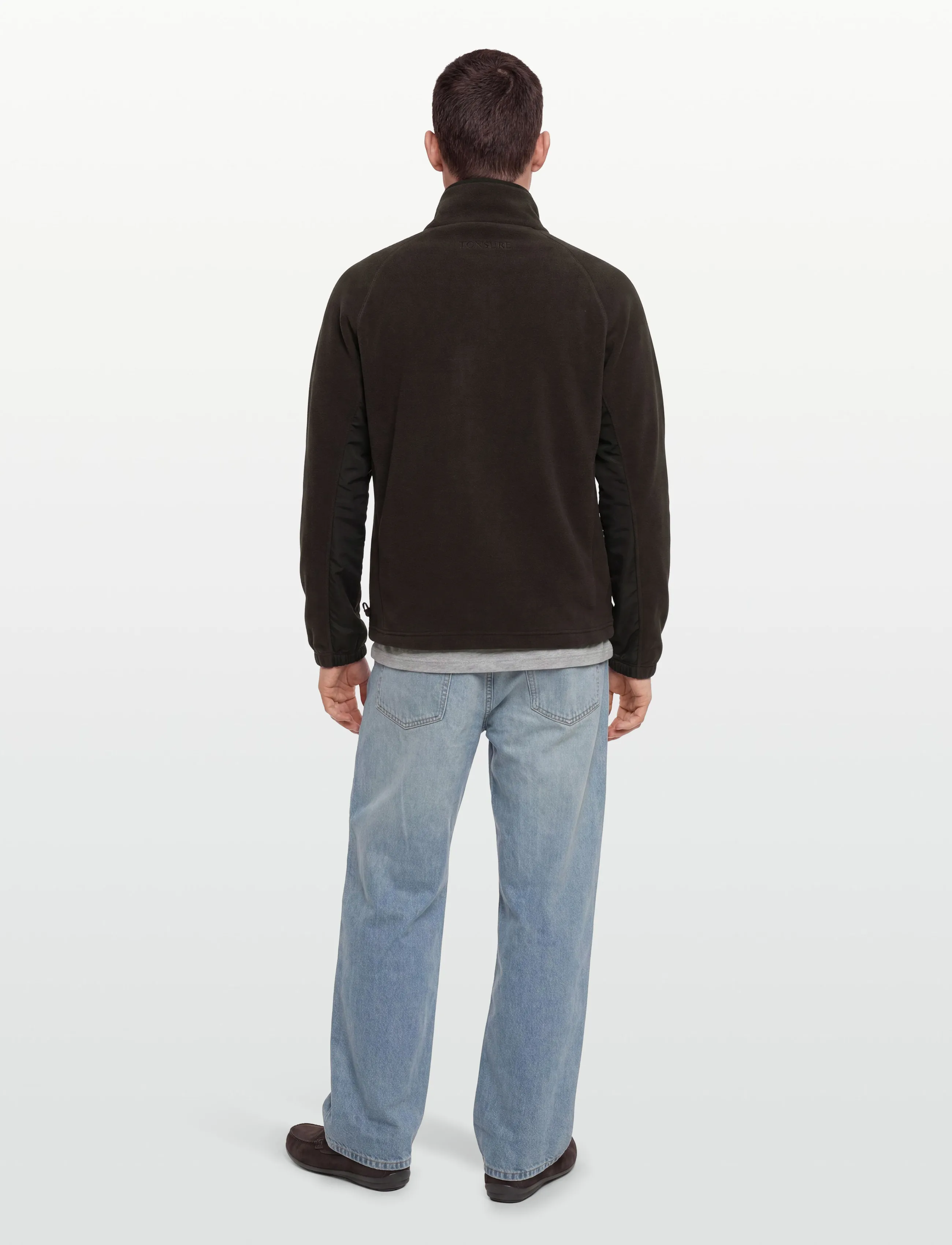 Tonsure - Christiano fleece - sweatshirts - brown - 4