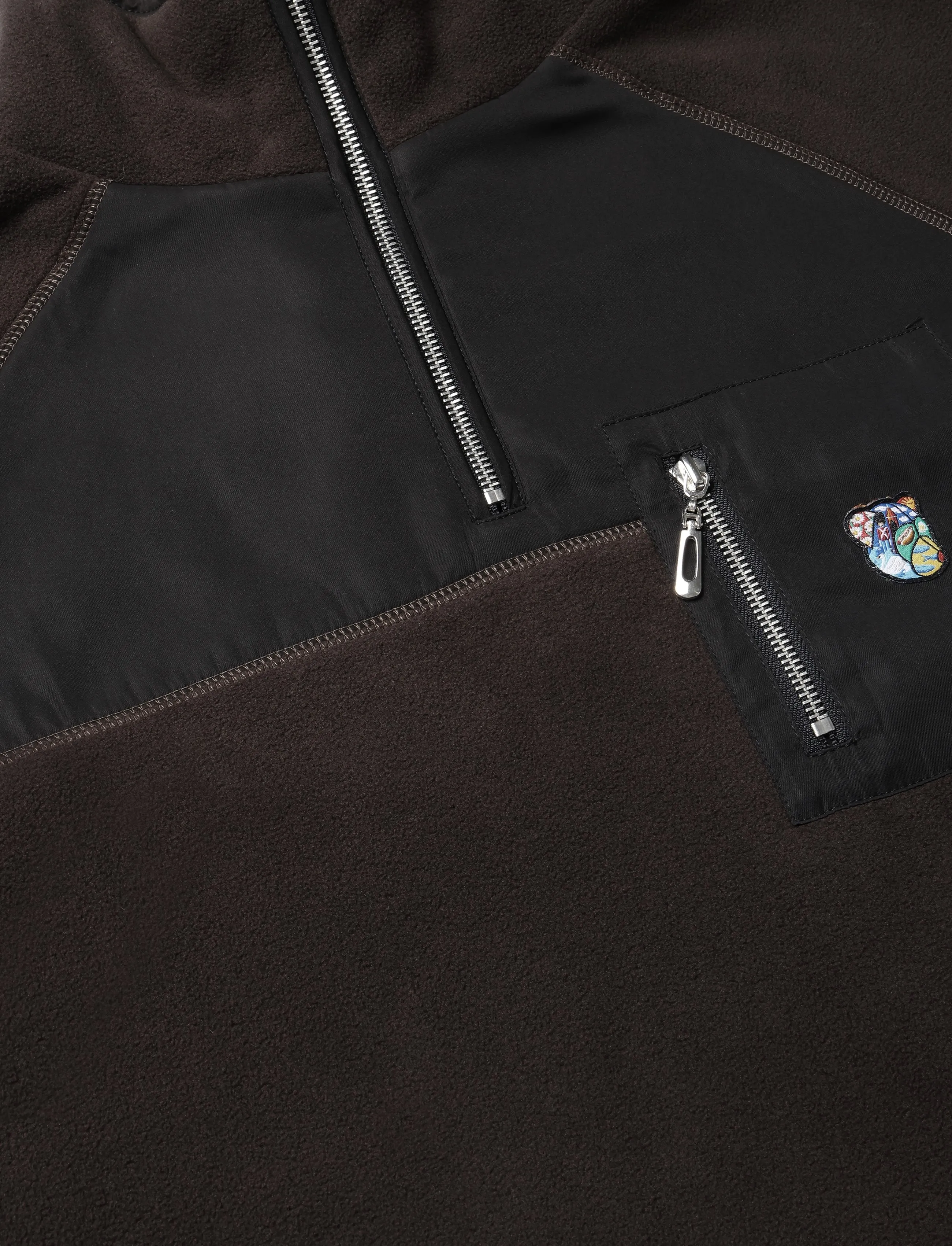 Tonsure - Christiano fleece - sweatshirts - brown - 5