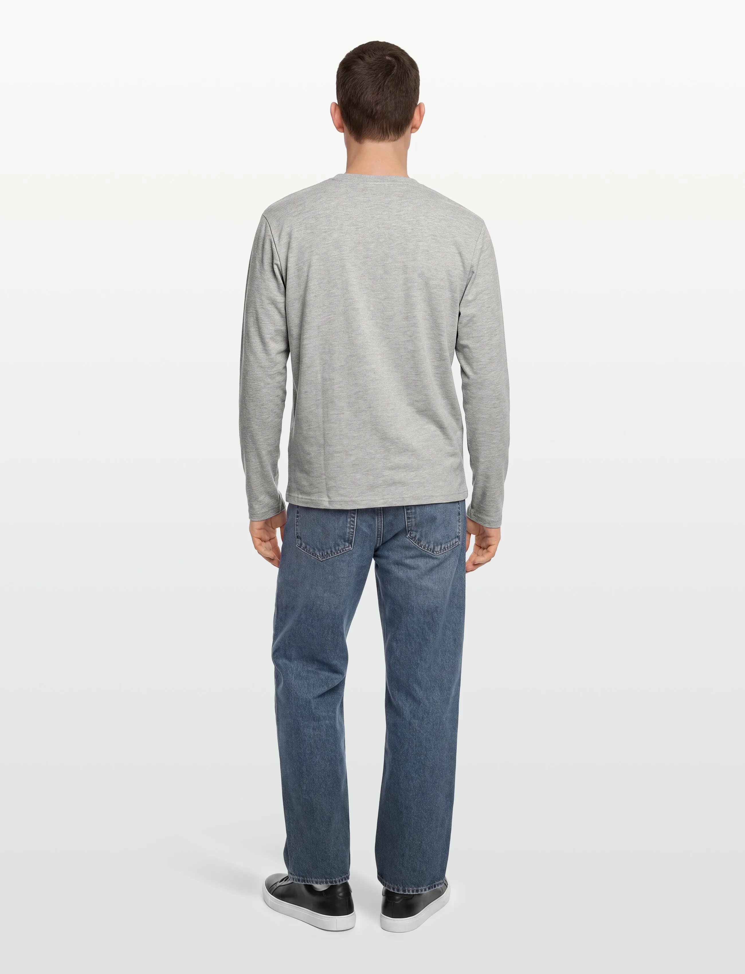 Tonsure - Teddy premium LS Tee - t-shirts - grey - 4