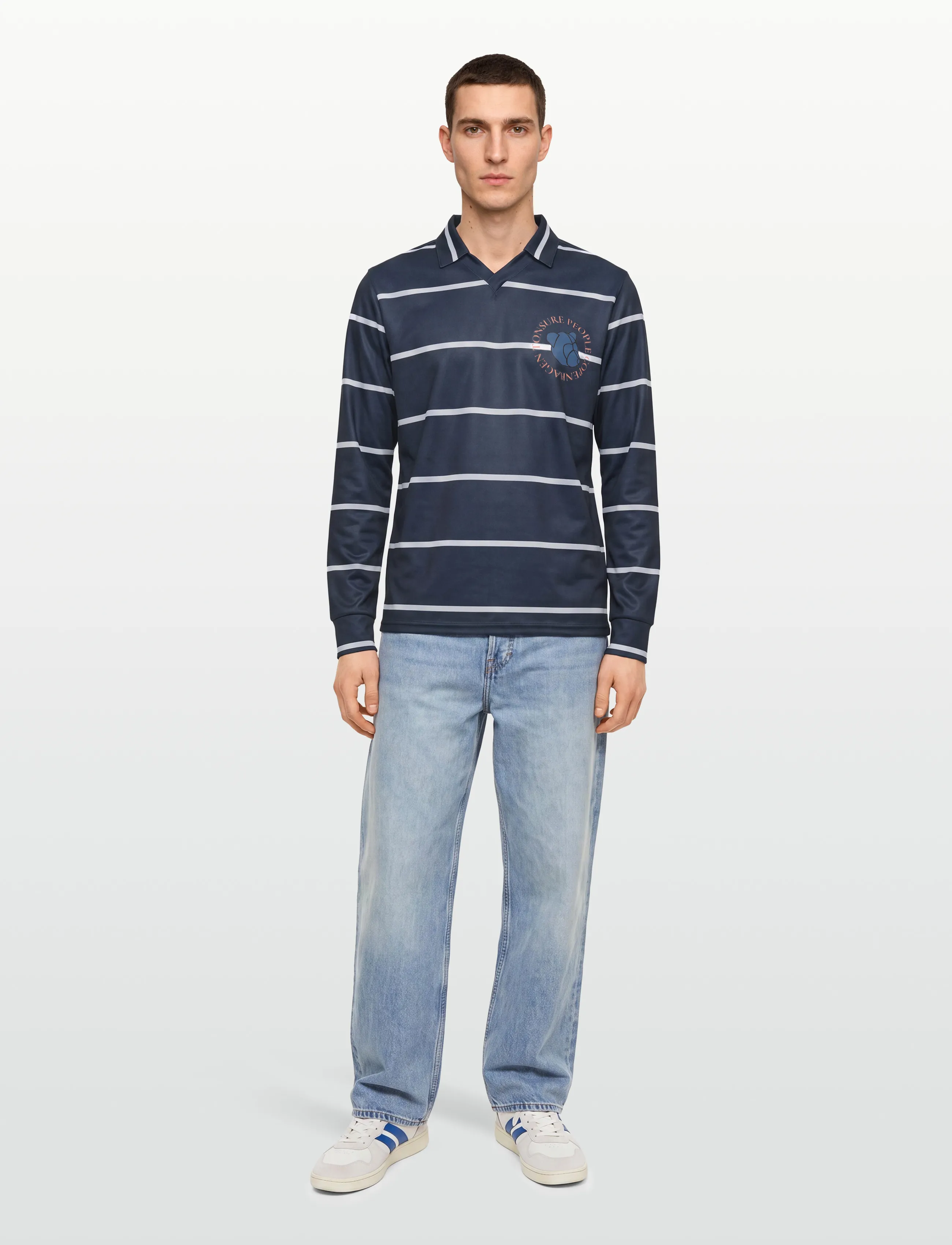 Tonsure - Ronaldo sportshirt - langärmelig - navy blue - 0