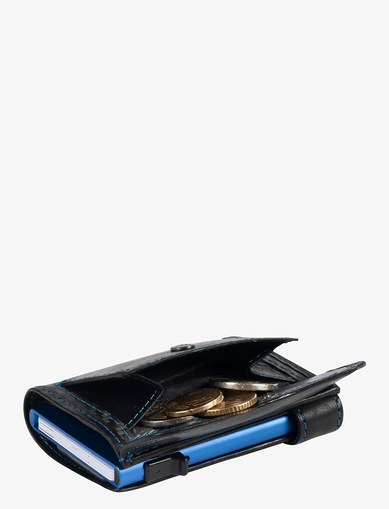 Tony Perotti - Furbo Carbon cardholder with banknote and coin pocket - portemonnaies - black - 1