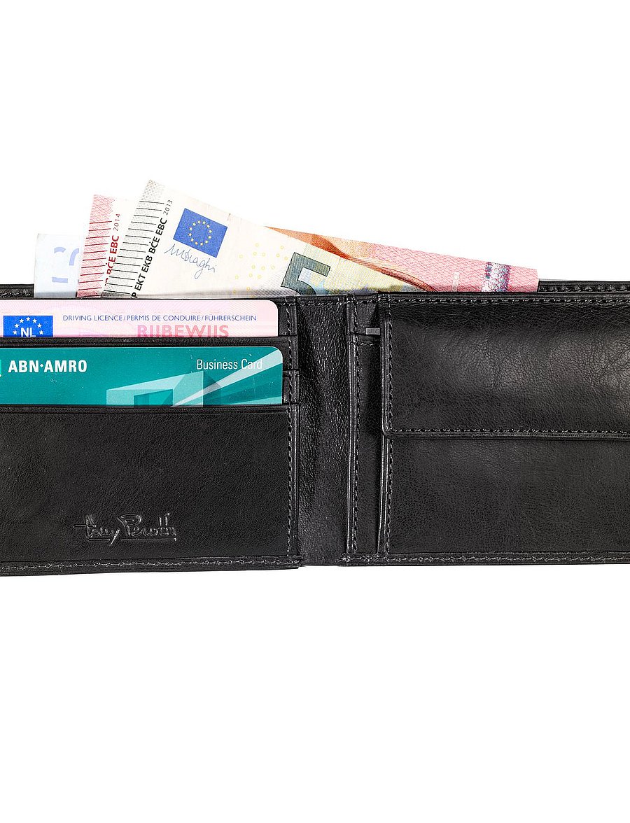 Tony Perotti - American Billfold small - punge - black - 4