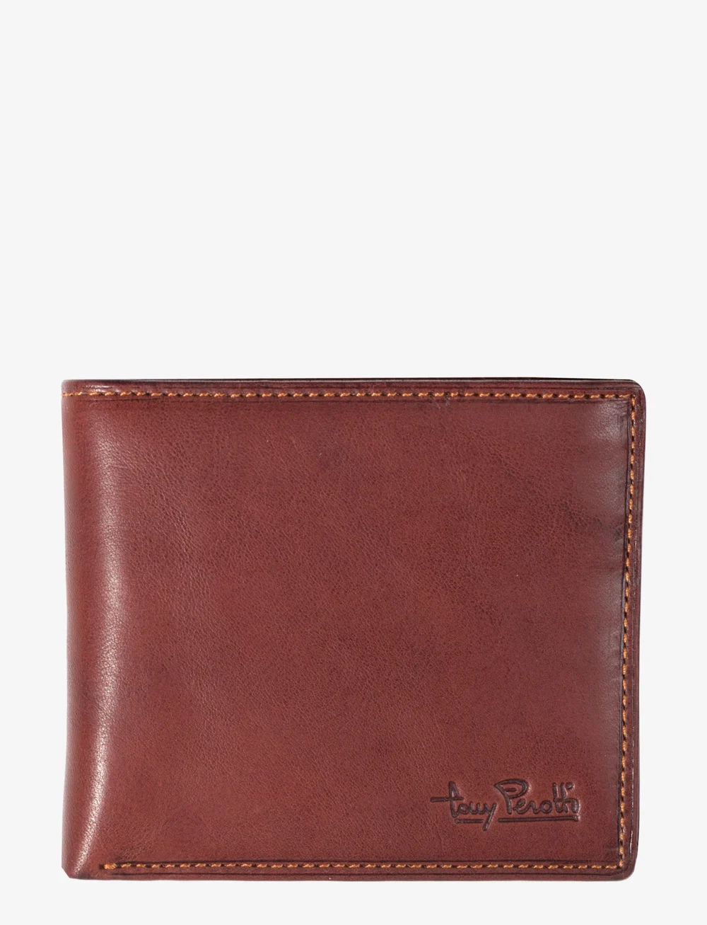 Tony Perotti - Billfold with coin zipper pocket - igapäevane stiil - dark brown - 0