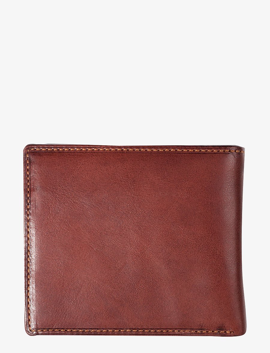 Tony Perotti - Billfold with coin zipper pocket - portfele - dark brown - 1