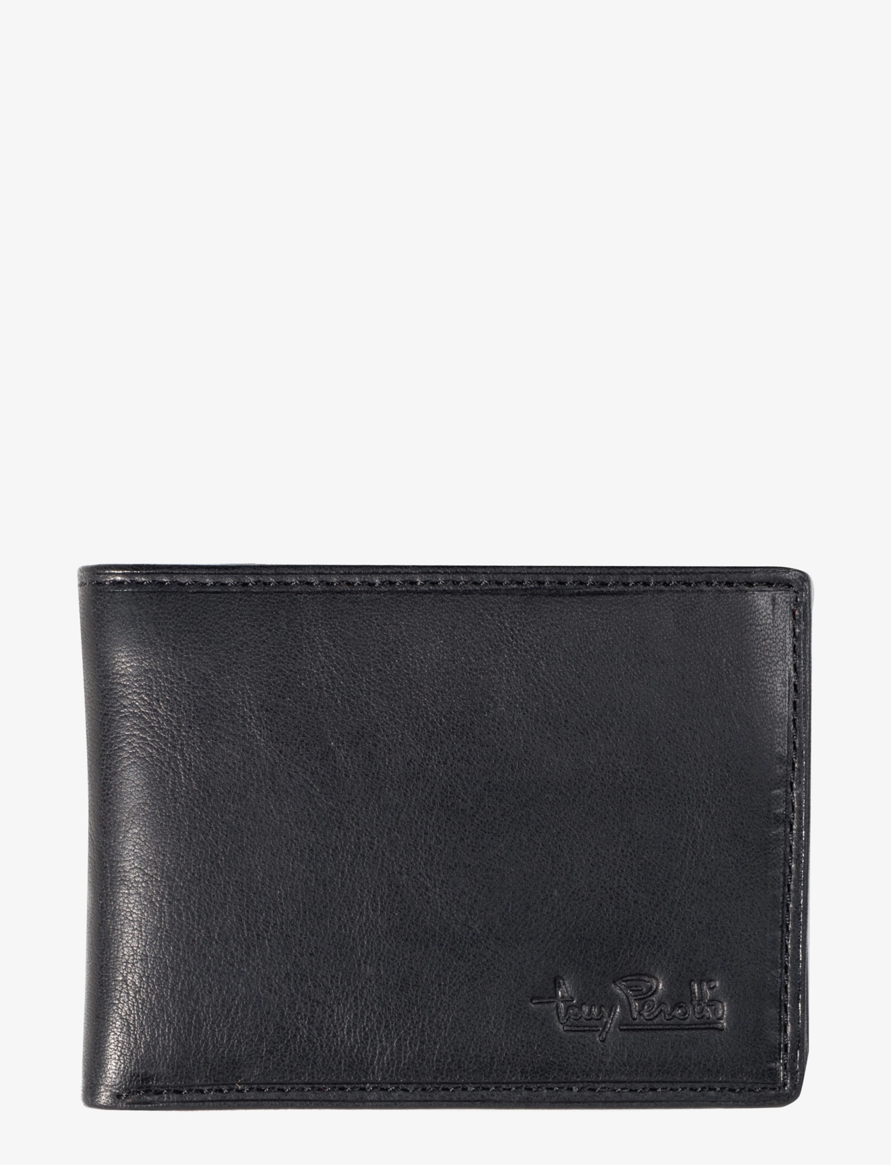 Tony Perotti Billfold With Zipper Coin Pocket, One Size, Black, Punge > Klassiske Punge, Herre