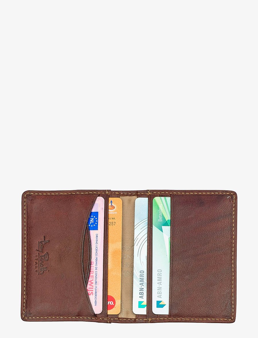 Tony Perotti - Creditcard wallet, fold - kartenetuis - brown - 2
