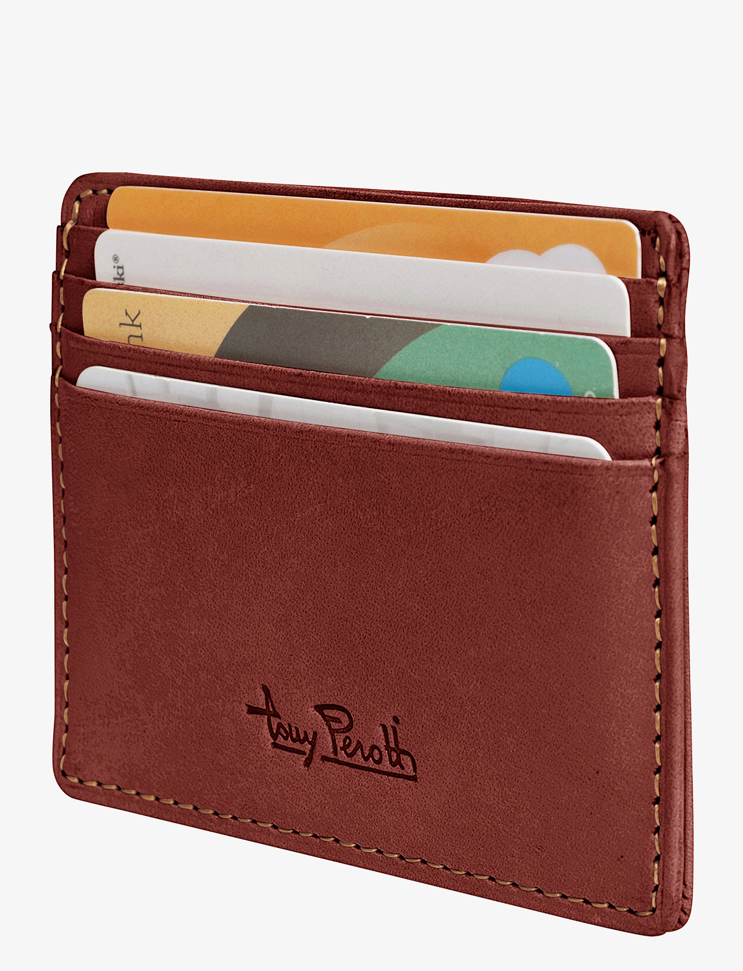 Tony Perotti Creditcard Wallet, One Size, Wallets, Braun - Cardholder, Frauen