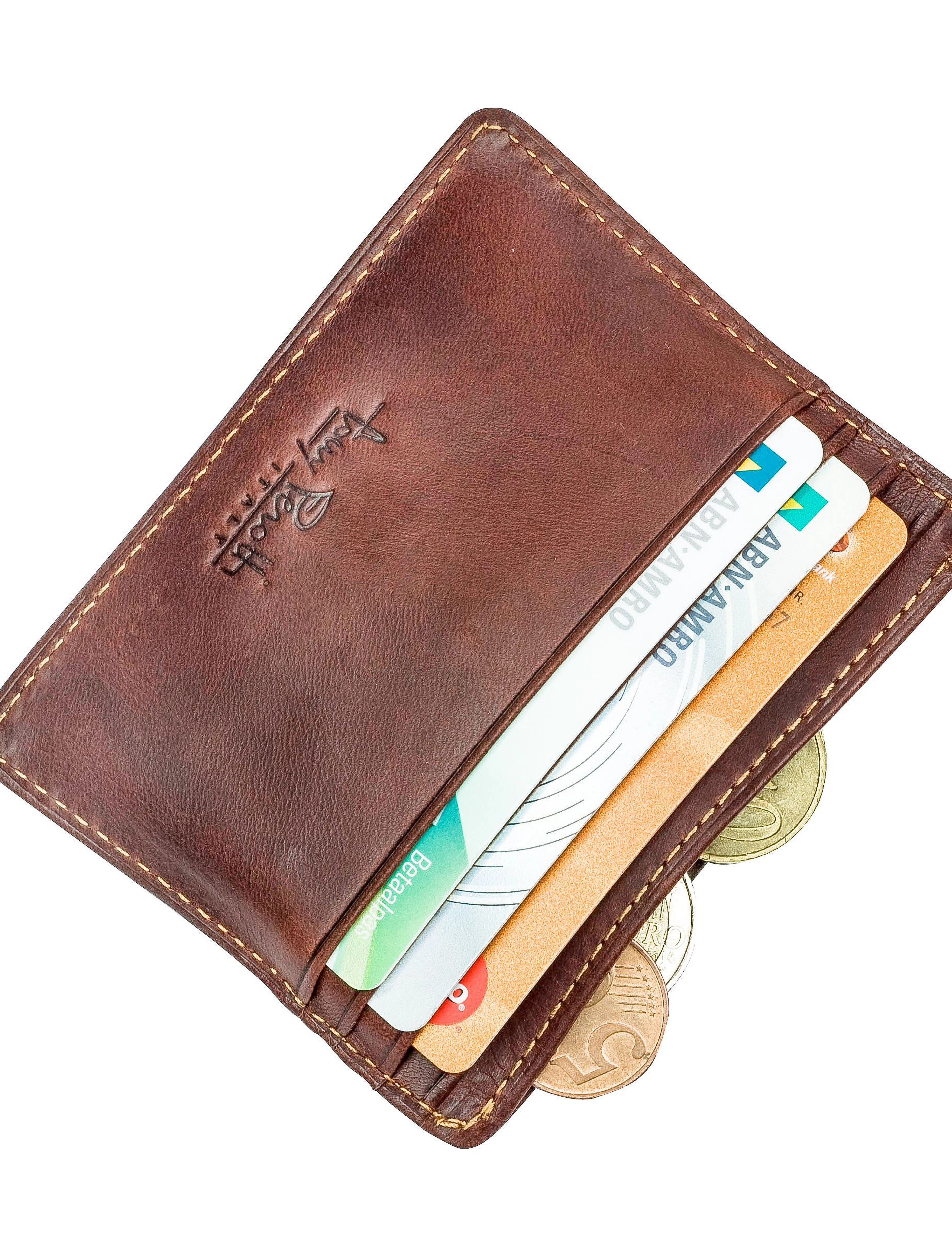 Tony Perotti - Creditcard wallet - etui na karty kredytowe - brown - 3
