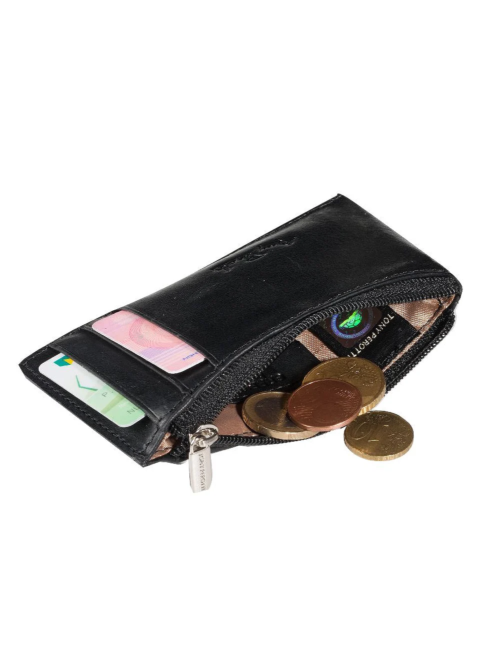 Tony Perotti - Creditcard zip wallet - card holders - black - 3