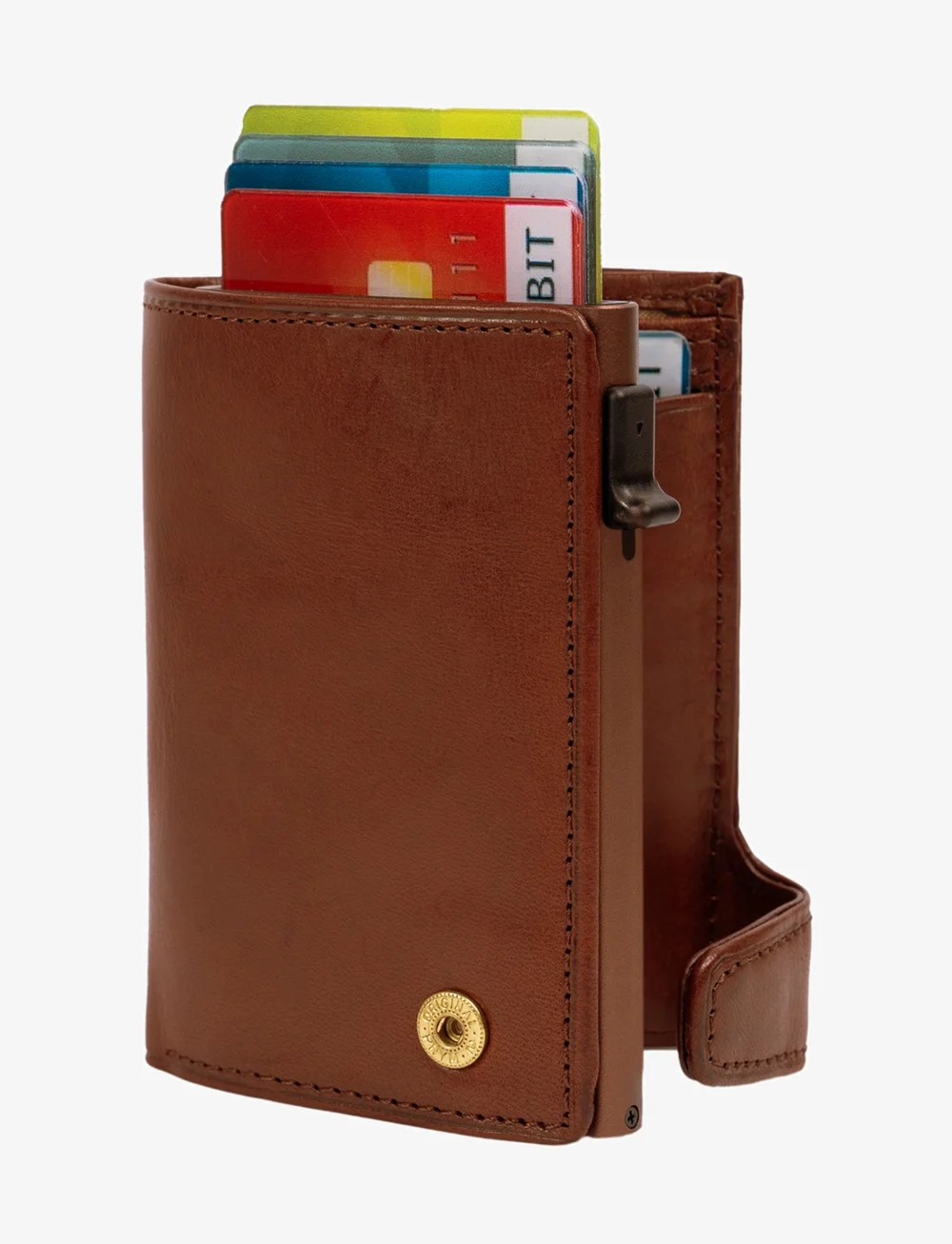 Tony Perotti - Furbo cardholder w/ banknote and coin pocket - igapäevane stiil - dark brown - 1