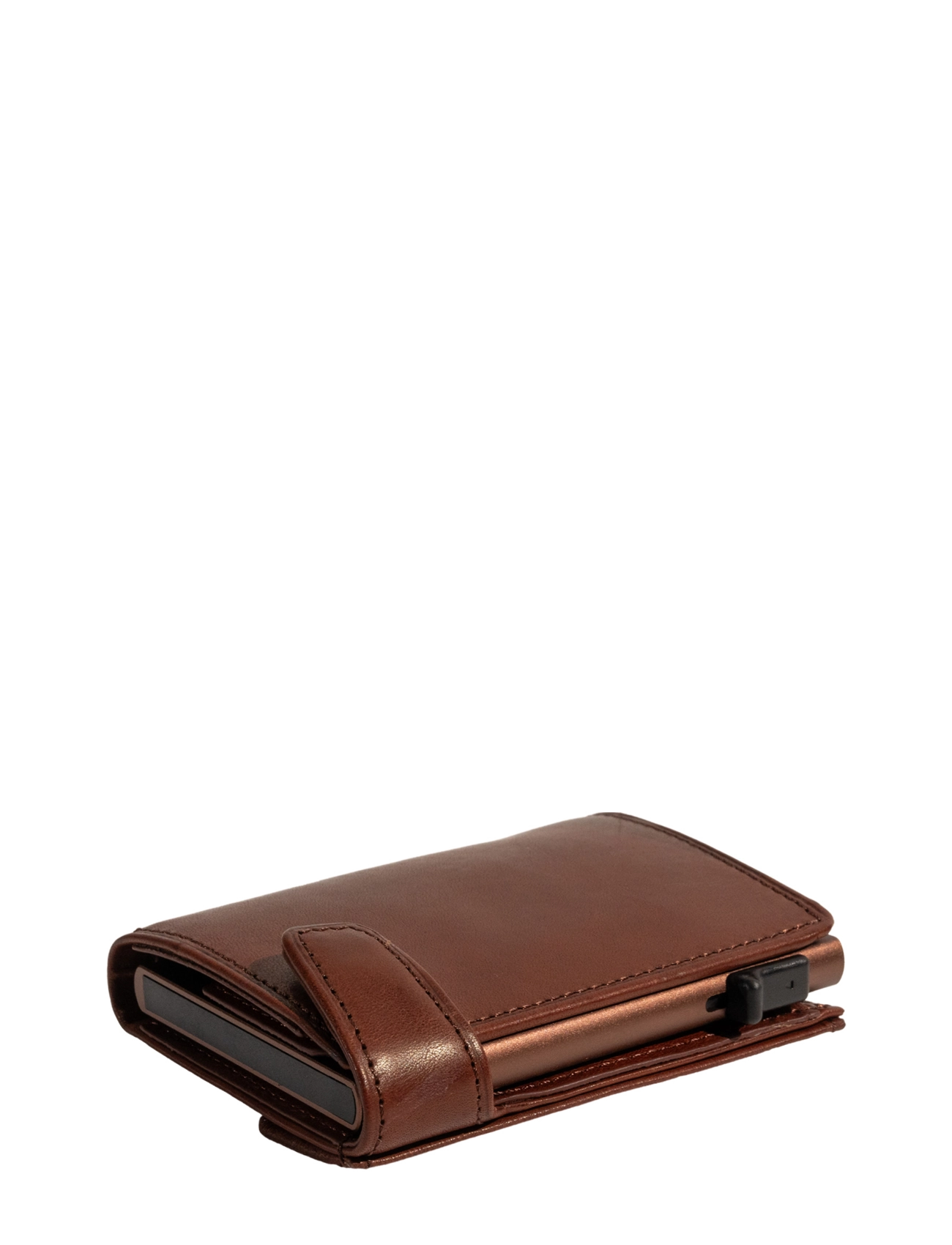 Tony Perotti - Furbo cardholder w/ banknote and coin pocket - punge - dark brown - 2