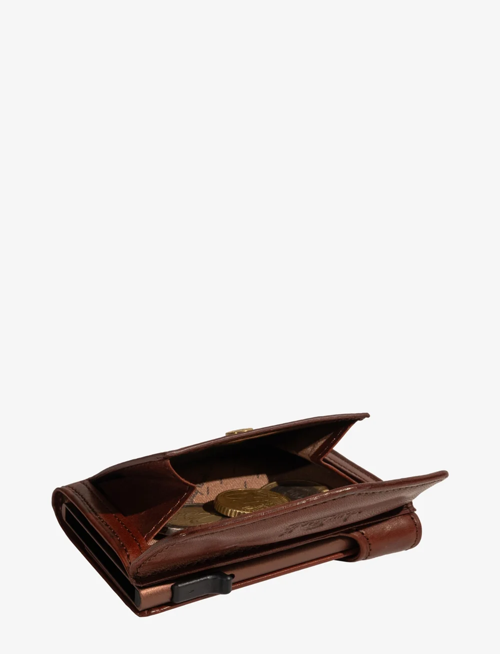 Tony Perotti - Furbo cardholder w/ banknote and coin pocket - igapäevane stiil - dark brown - 4