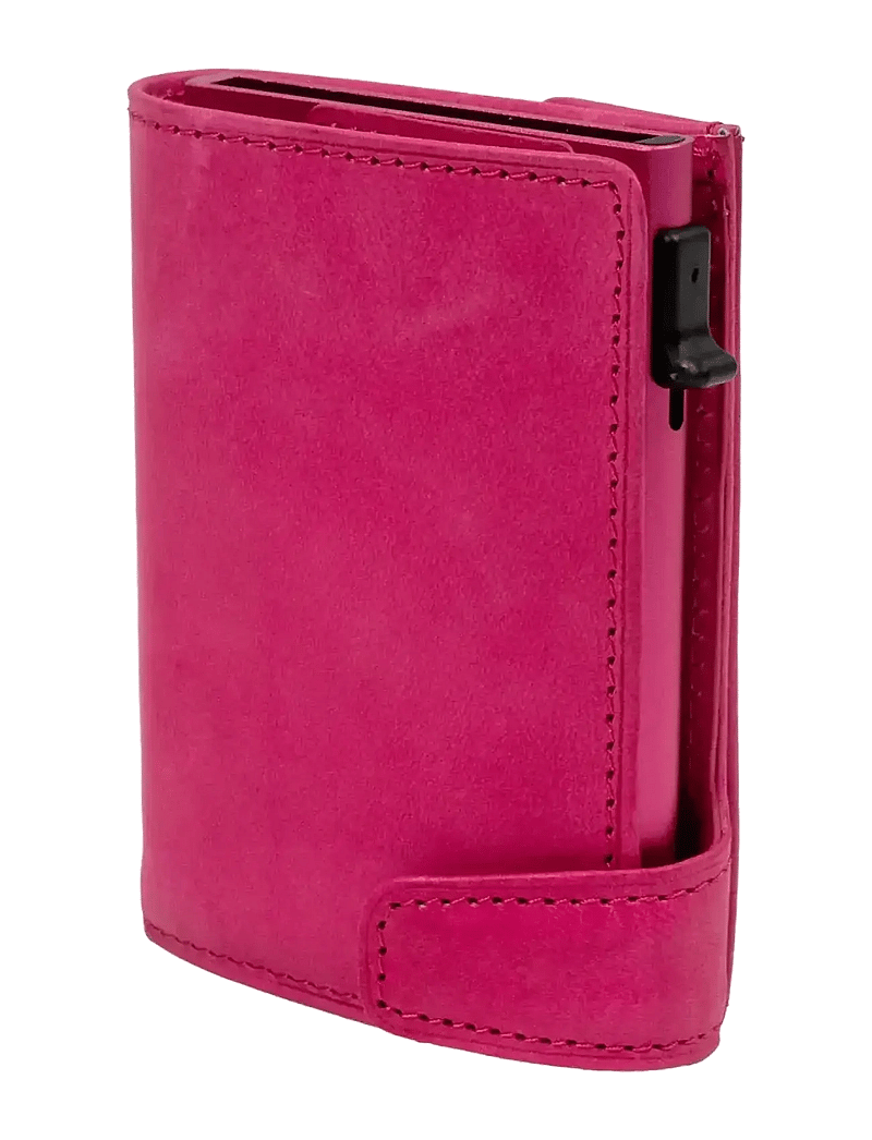 Tony Perotti - Furbo cardholder w/ banknote and coin pocket - kaarditaskud - funchsia - 0