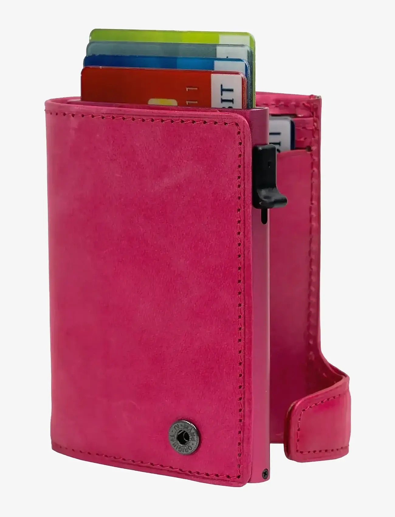 Tony Perotti - Furbo cardholder w/ banknote and coin pocket - brieftaschen und taschen - funchsia - 1