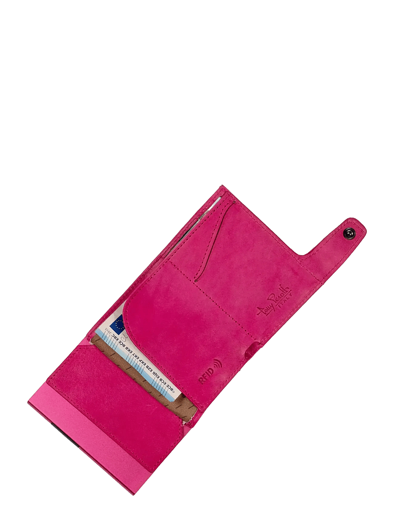 Tony Perotti - Furbo cardholder w/ banknote and coin pocket - kaarditaskud - funchsia - 5