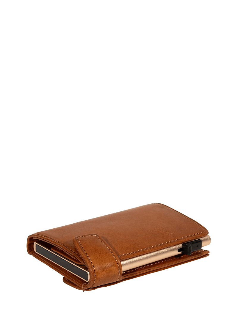 Tony Perotti - Furbo cardholder w/ banknote and coin pocket - kortholdere - cognac - 2