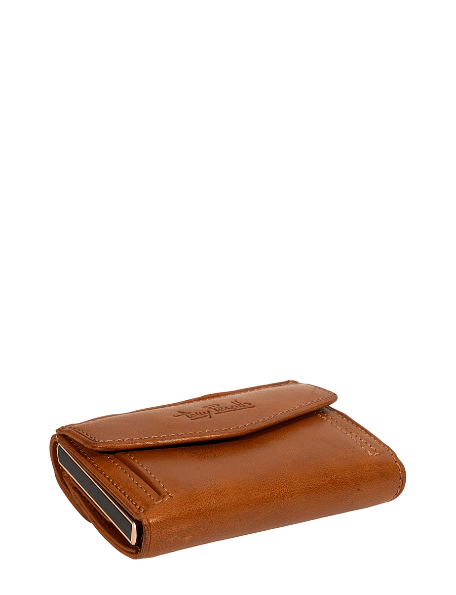 Tony Perotti - Furbo cardholder w/ banknote and coin pocket - kaardihoidjad - cognac - 3