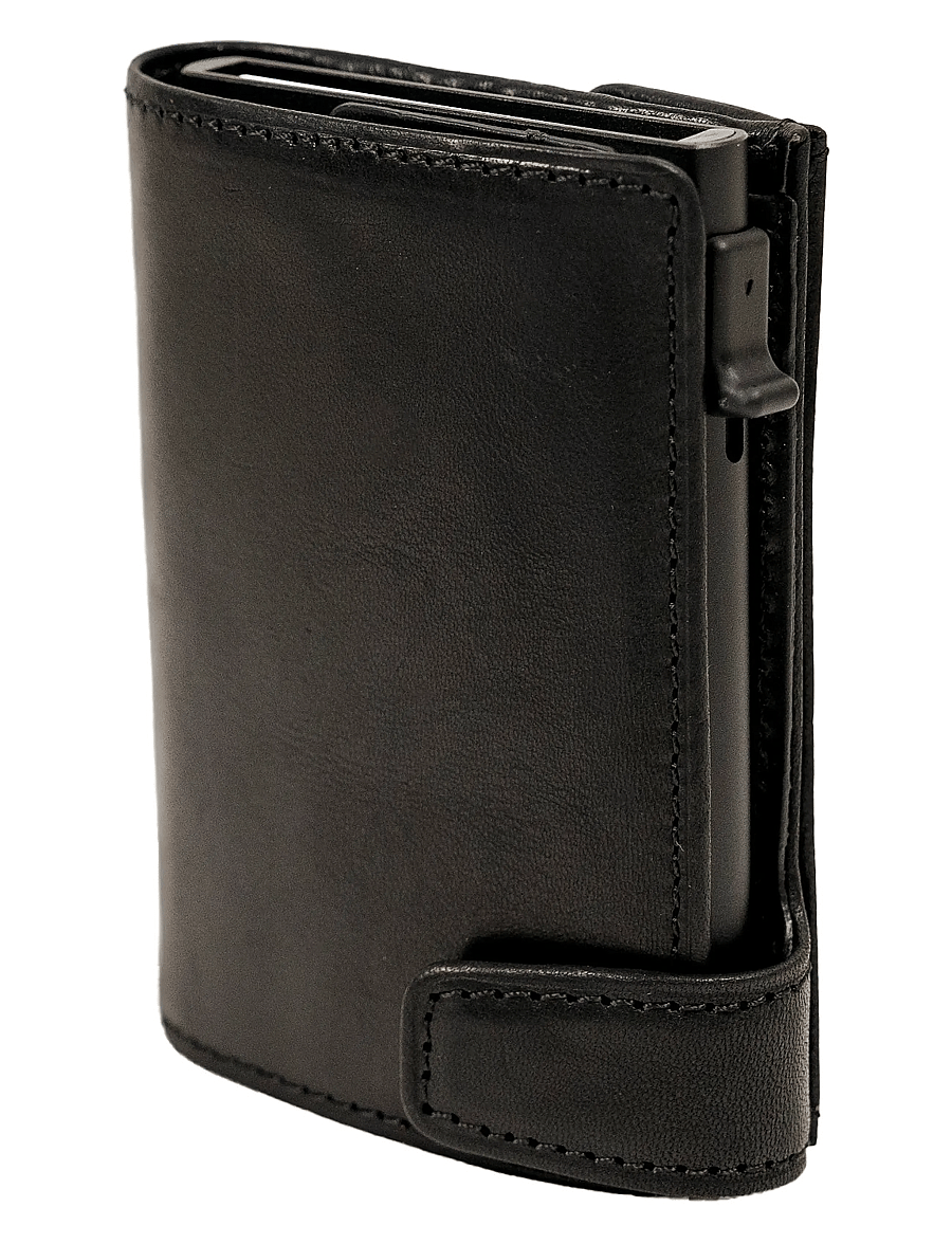 Tony Perotti - Furbo cardholder w/ banknote and coin pocket - porte-cartes - black - 0