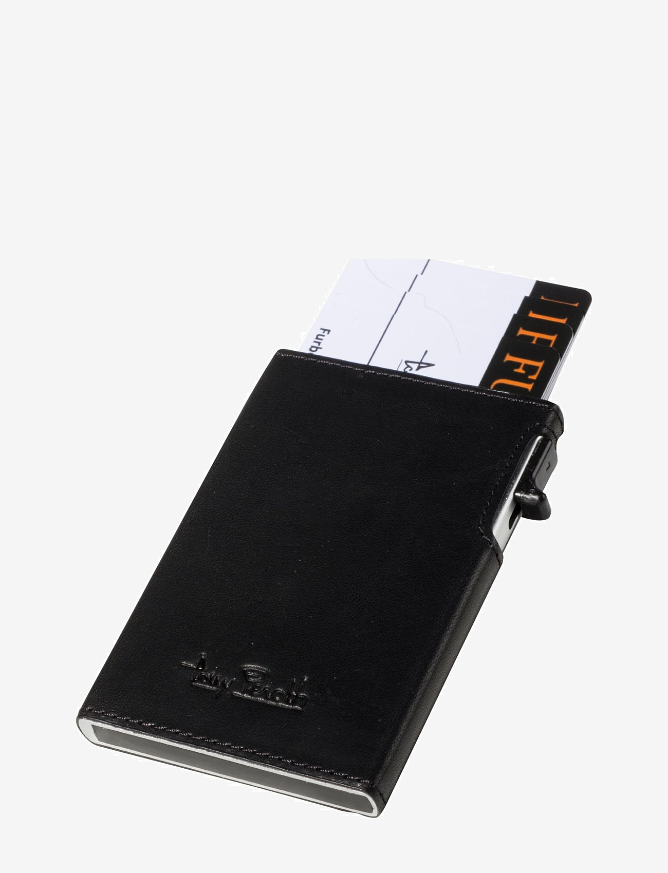 Tony Perotti - Furbo Slim Cardholder with outside card slot - card holders - black - 0
