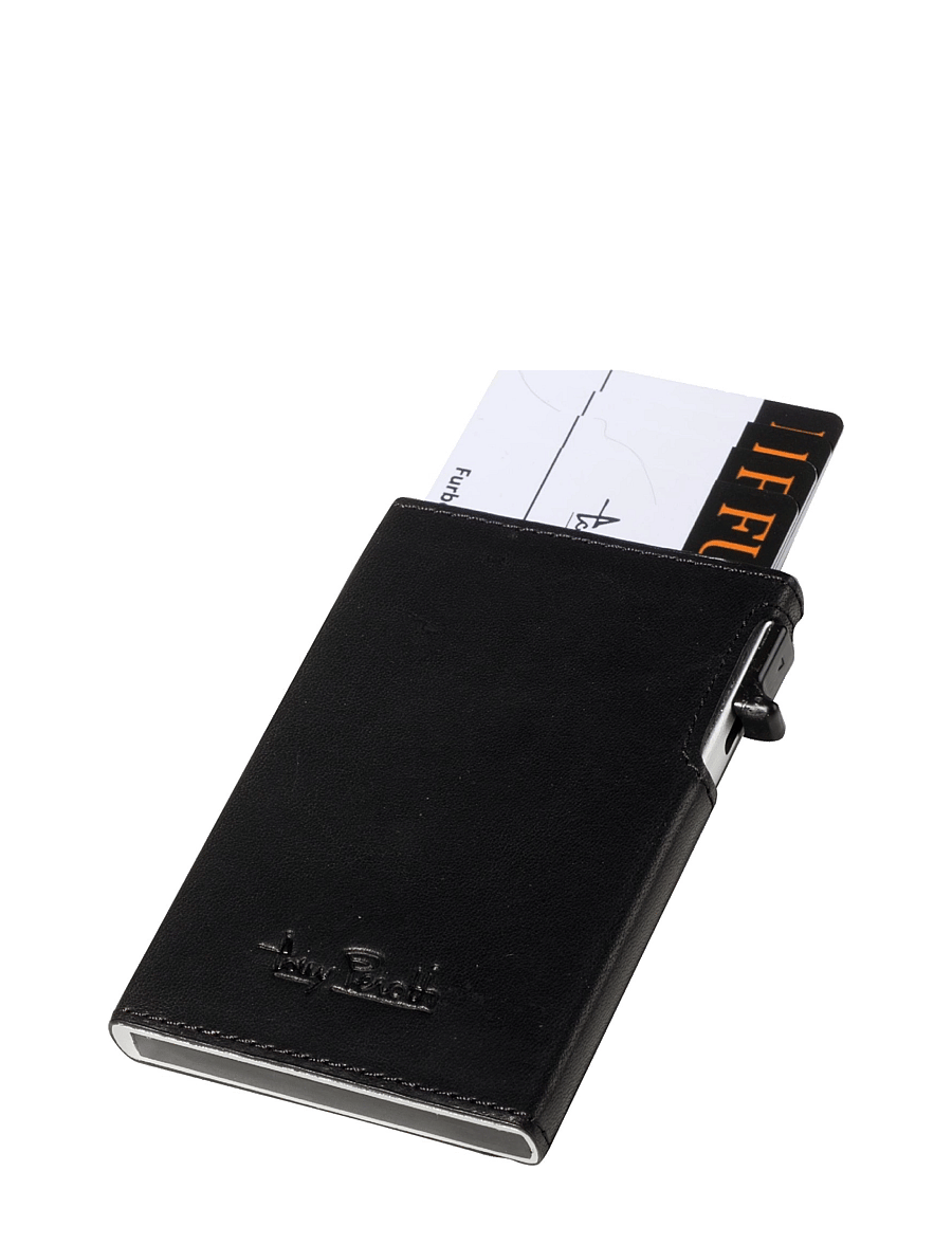 Tony Perotti - Furbo Slim Cardholder with outside card slot - kartenetuis - black - 0