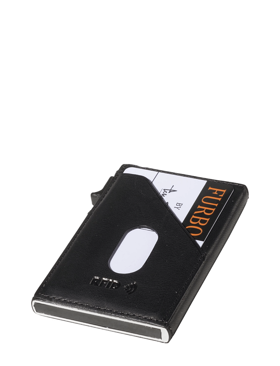 Tony Perotti - Furbo Slim Cardholder with outside card slot - kartenetuis - black - 1