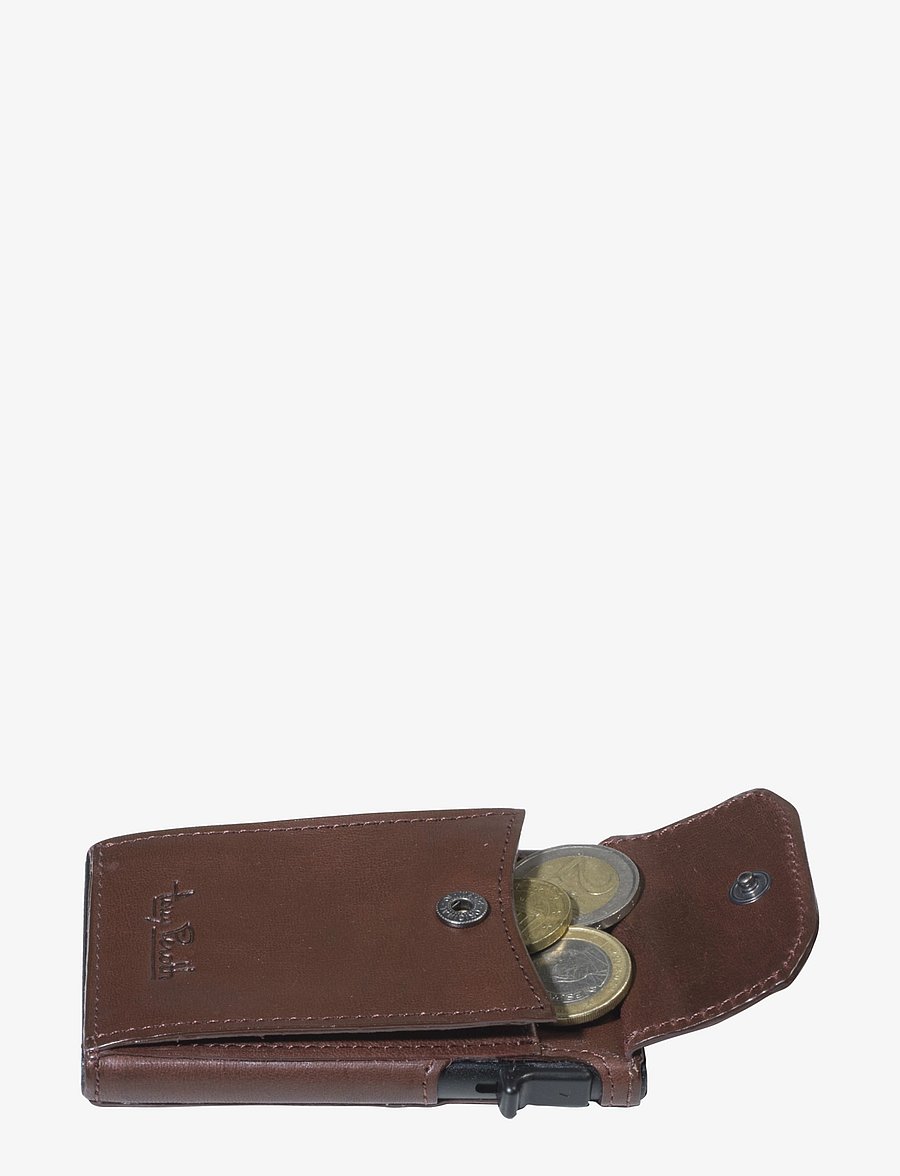 Tony Perotti - Furbo Slim Cardholder with coin pocket - dark brown - 3