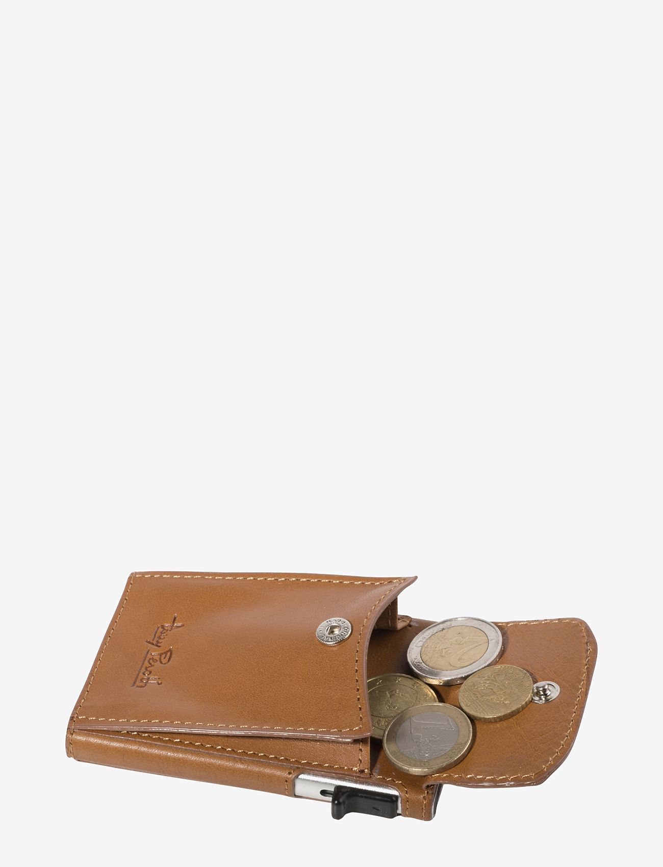 Tony Perotti - Furbo Slim Cardholder with coin pocket - kortholdere - cognac - 2