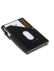 Tony Perotti - Furbo Slim Cardholder with coin pocket - card holders - black - 5