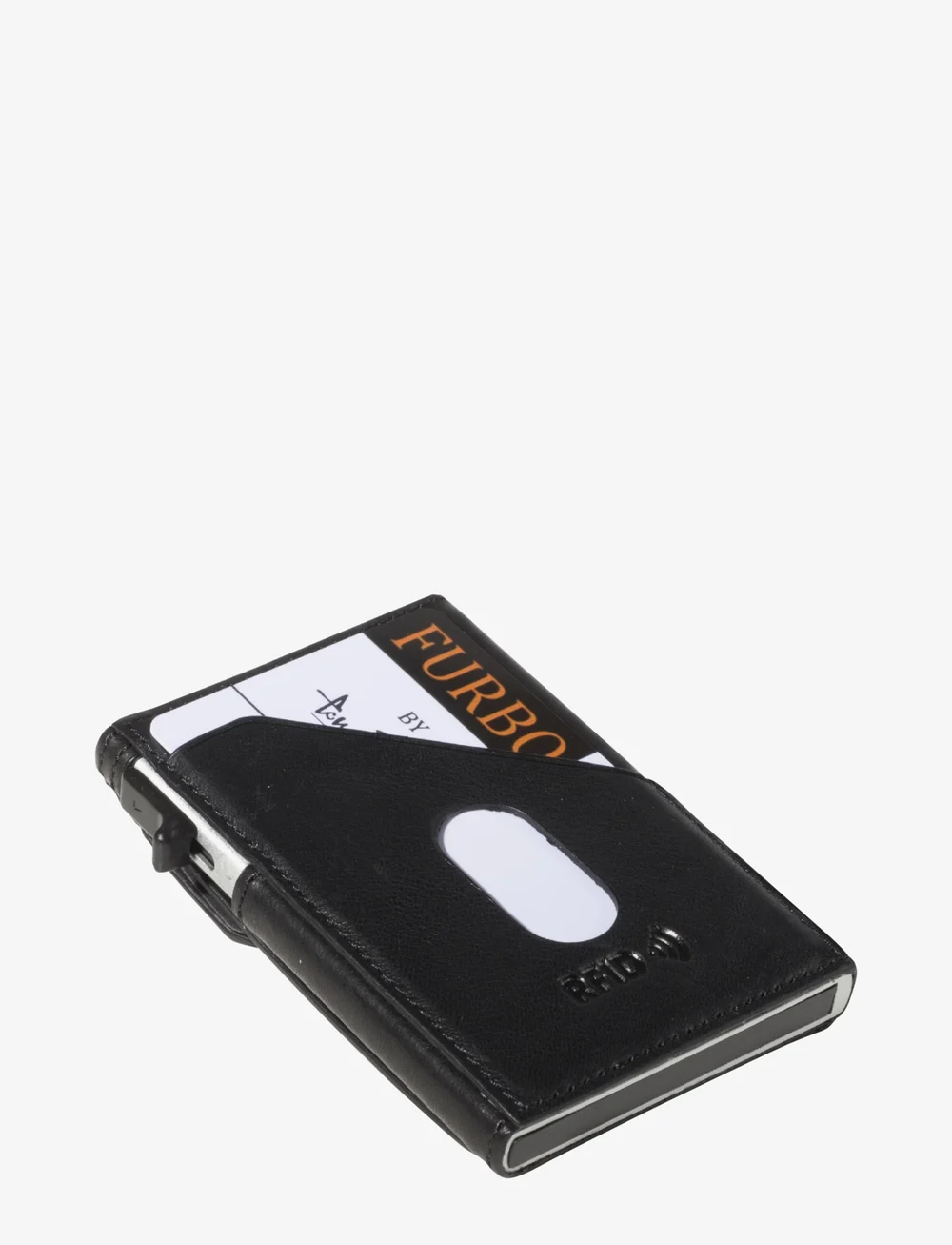 Tony Perotti - Furbo Slim Cardholder with coin pocket - karšu turētāji - black - 3