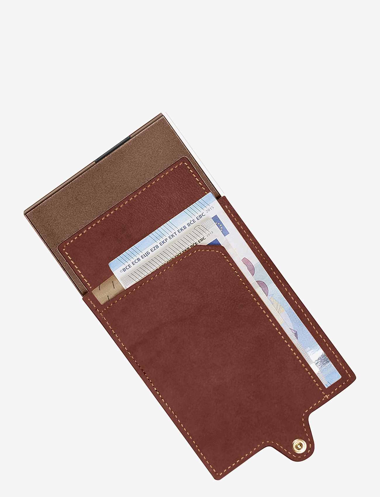 Tony Perotti - Furbo cardholder w/ banknote pocket - wallets - dark brown - 4