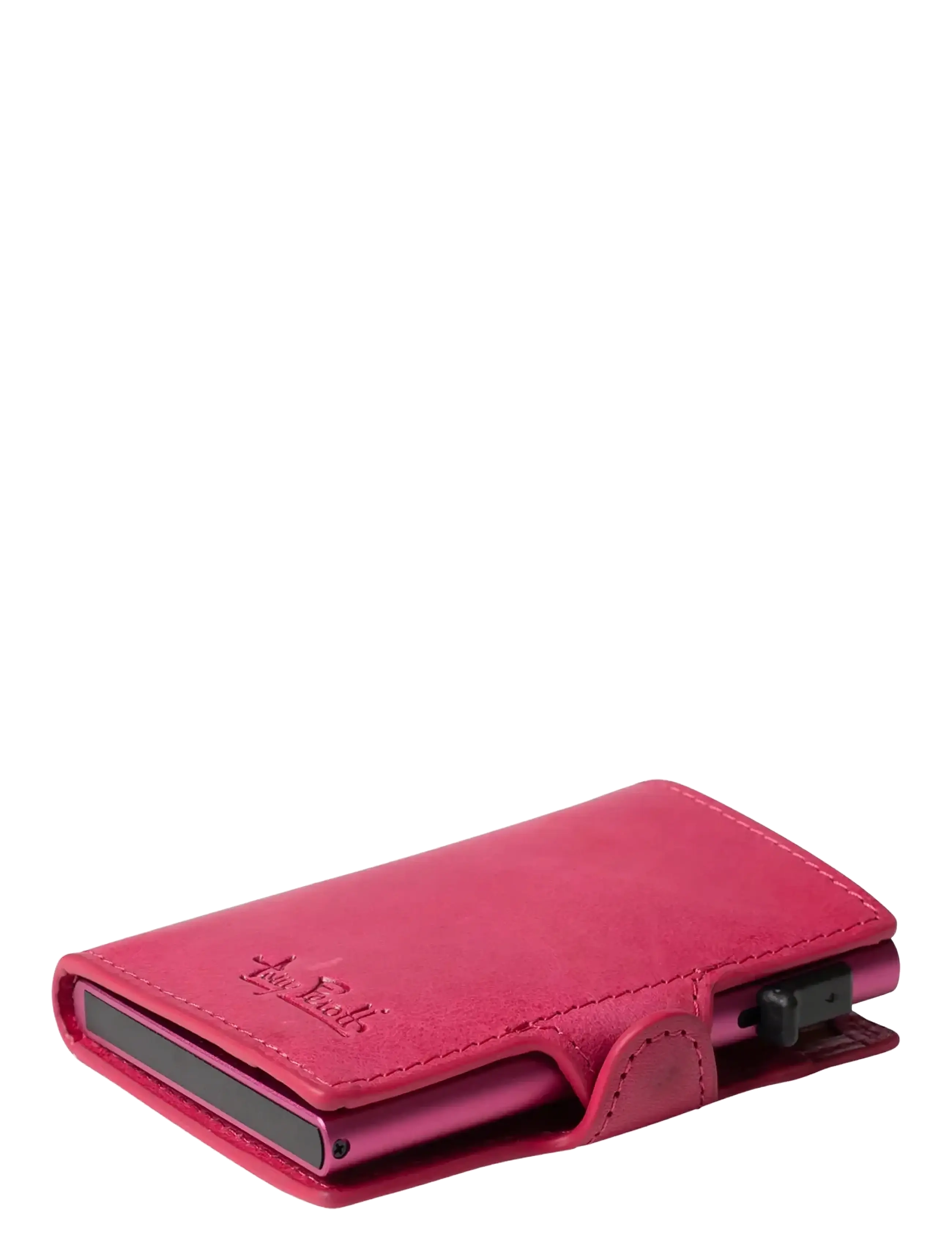 Tony Perotti Furbo cardholder w/ banknote pocket - Punge & Kortholdere - FUNCHSIA / pink/rose