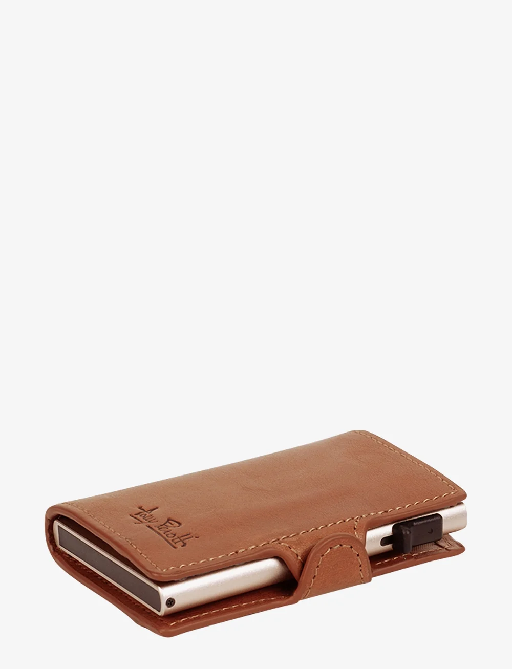 Tony Perotti - Furbo cardholder w/ banknote pocket - plånböcker - cognac - 0