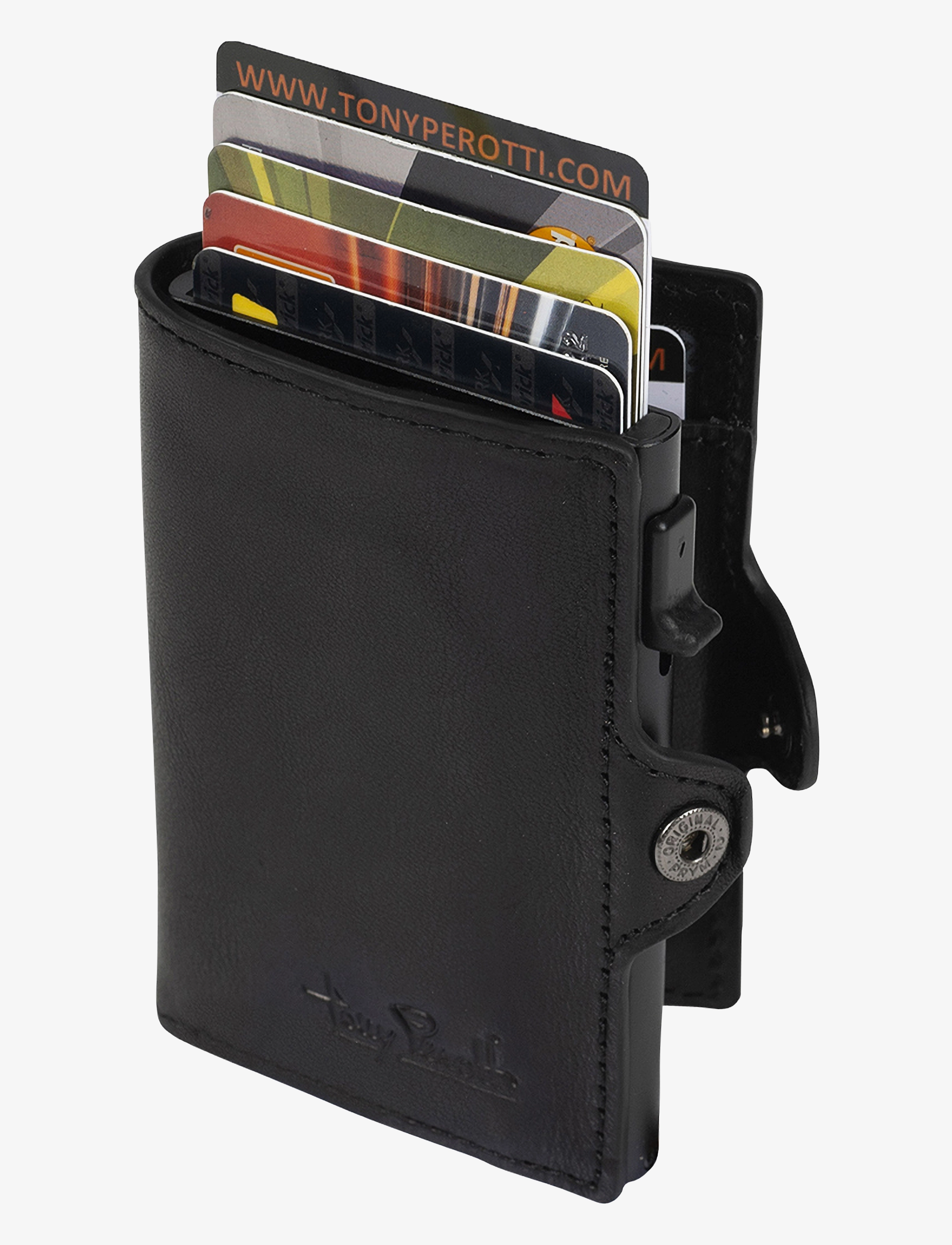 Tony Perotti - Furbo cardholder w/ banknote pocket - portemonnaies - black - 3