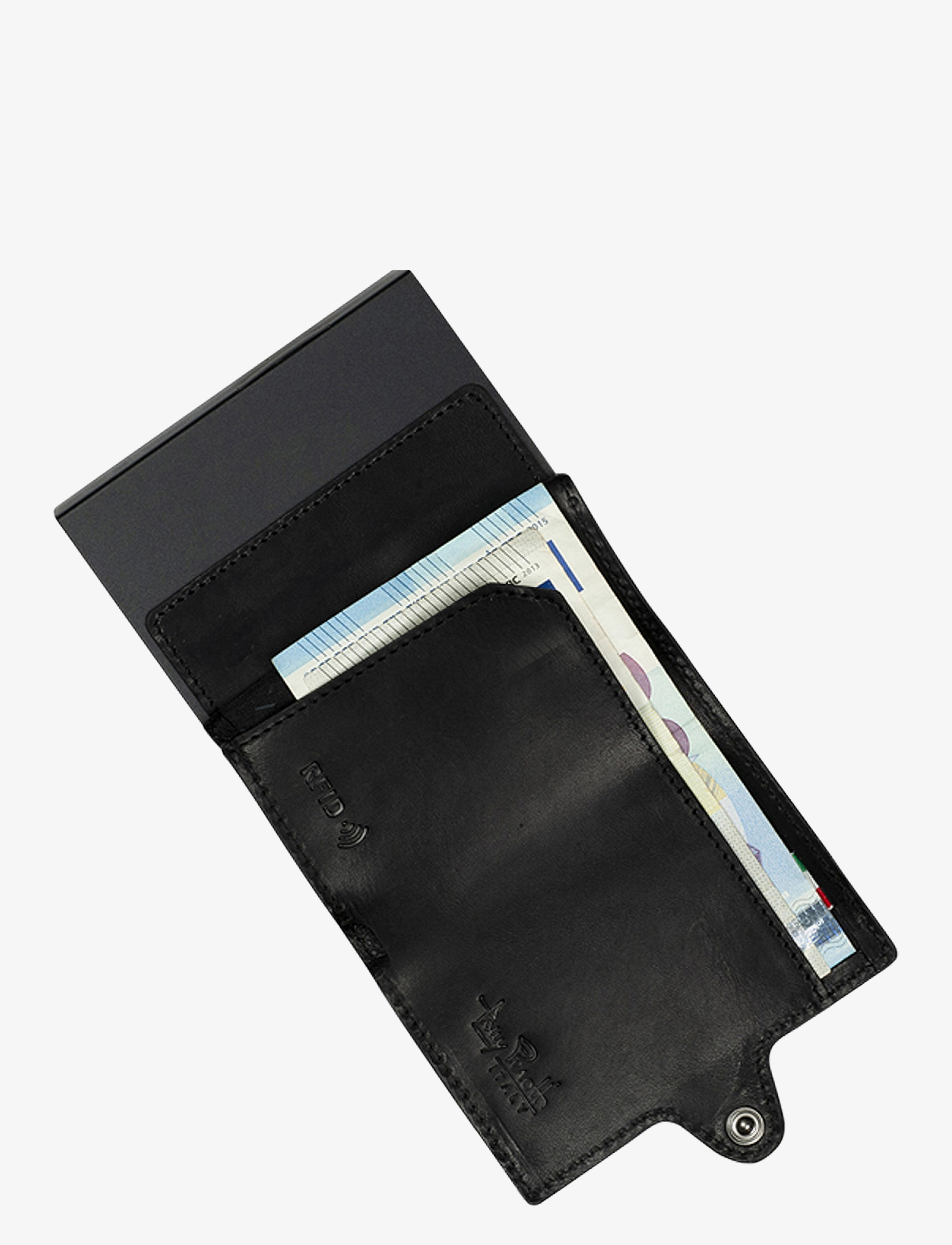 Tony Perotti - Furbo cardholder w/ banknote pocket - portemonnaies - black - 4