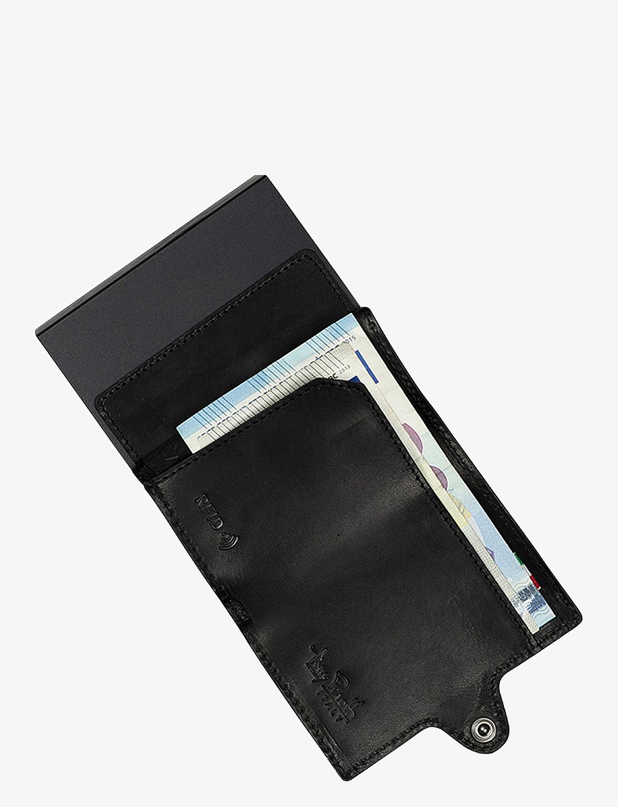 Tony Perotti - Furbo cardholder w/ banknote pocket - portemonnaies - black - 4