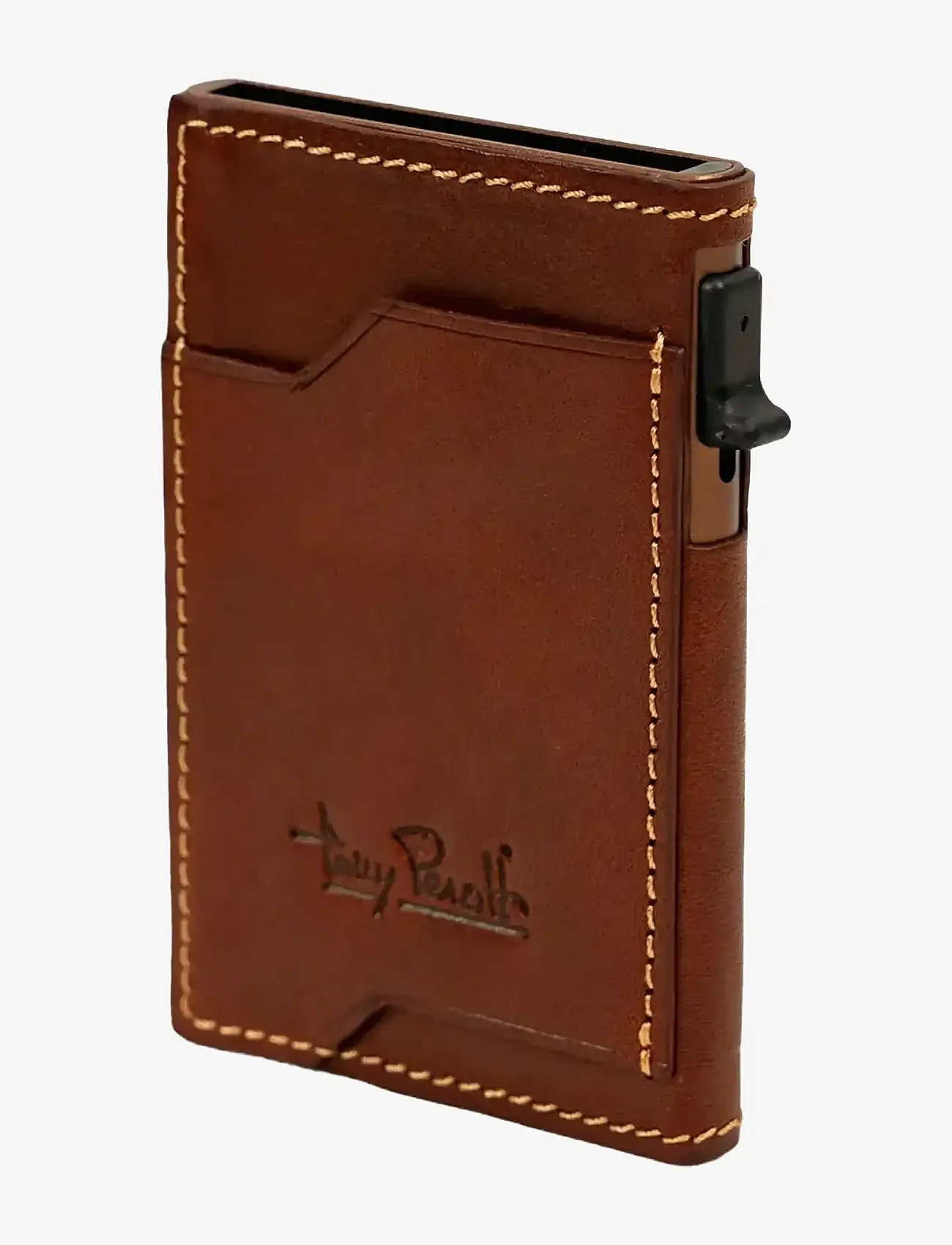 Tony Perotti - Furbo cardholder w/ MagSafe - plånböcker & fodral - dark brown - 0