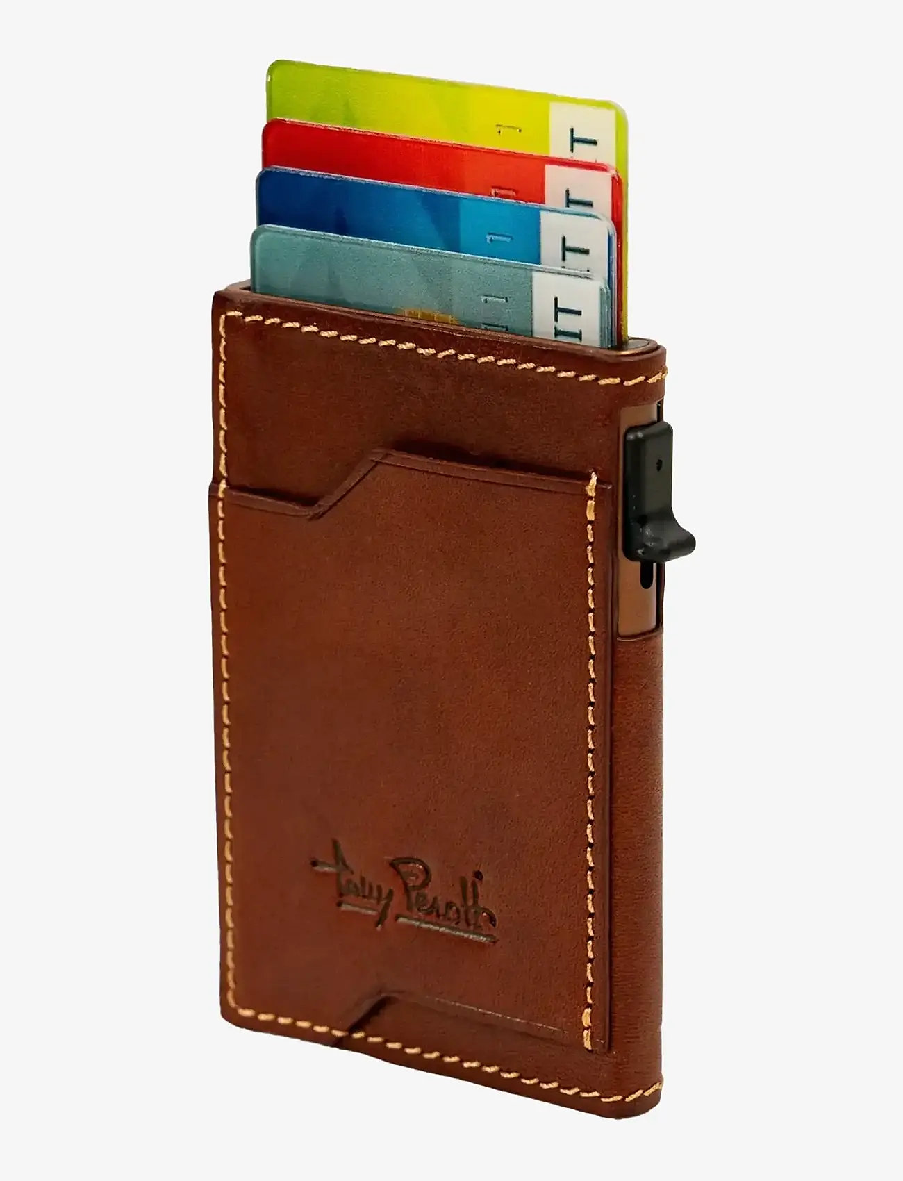 Tony Perotti - Furbo cardholder w/ MagSafe - plånböcker & fodral - dark brown - 1