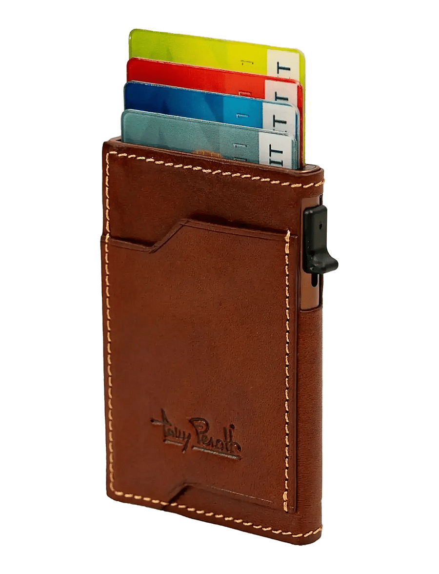 Tony Perotti - Furbo cardholder w/ MagSafe - punge - dark brown - 1
