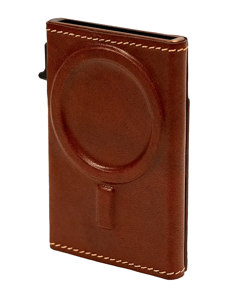 Tony Perotti - Furbo cardholder w/ MagSafe - plånböcker & fodral - dark brown - 2