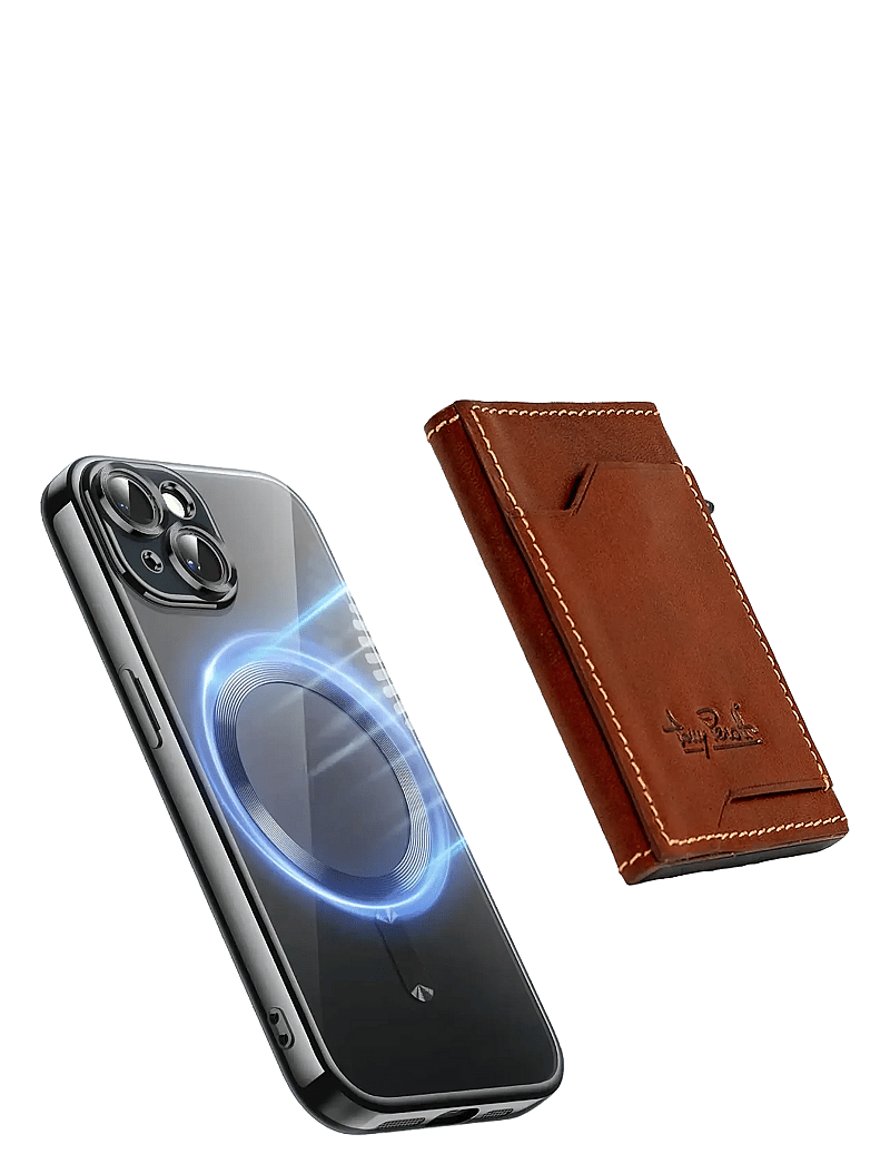 Tony Perotti - Furbo cardholder w/ MagSafe - plånböcker & fodral - dark brown - 3