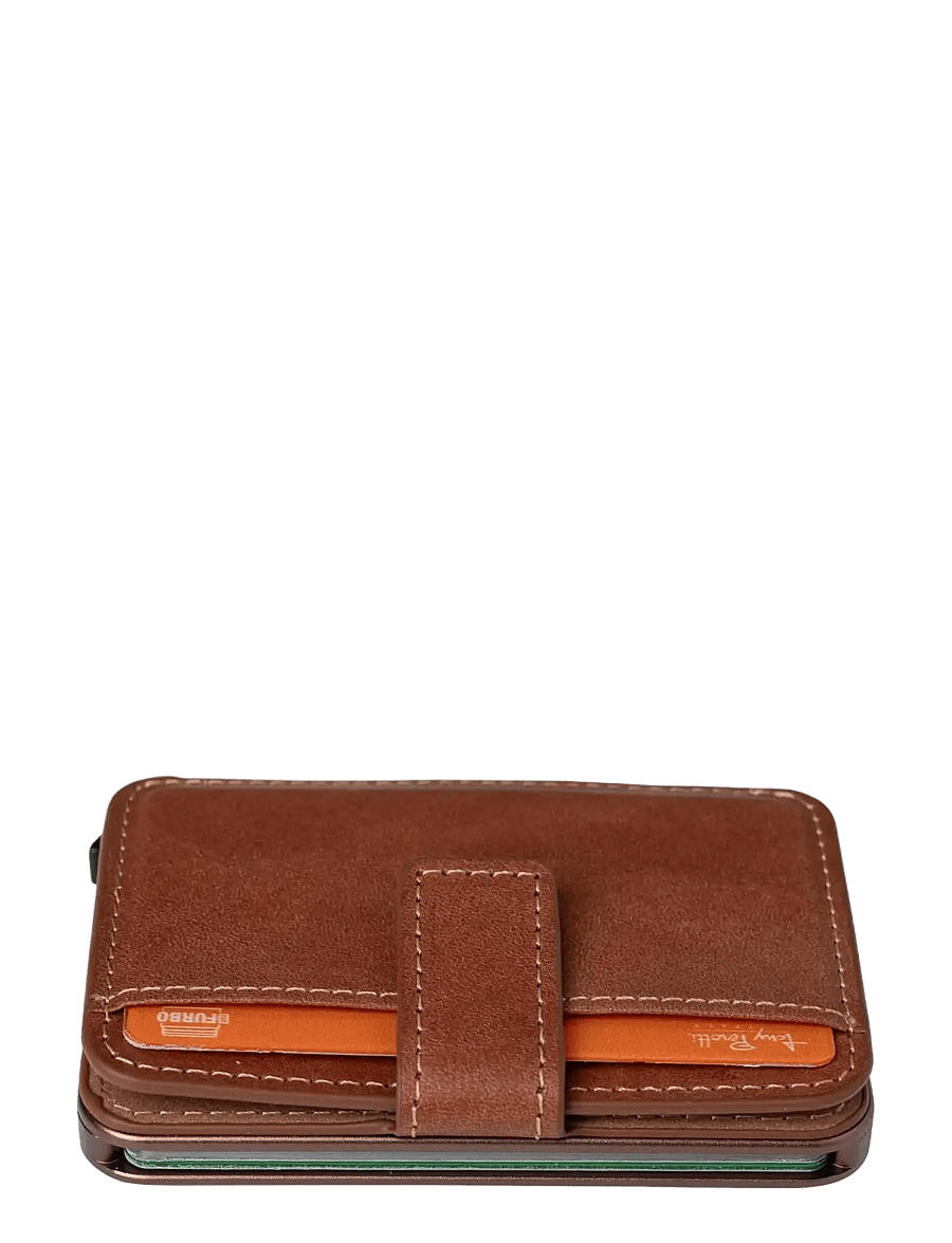 Tony Perotti - Furbo Evo standard with banknote compartment - plånböcker & fodral - dark brown - 2